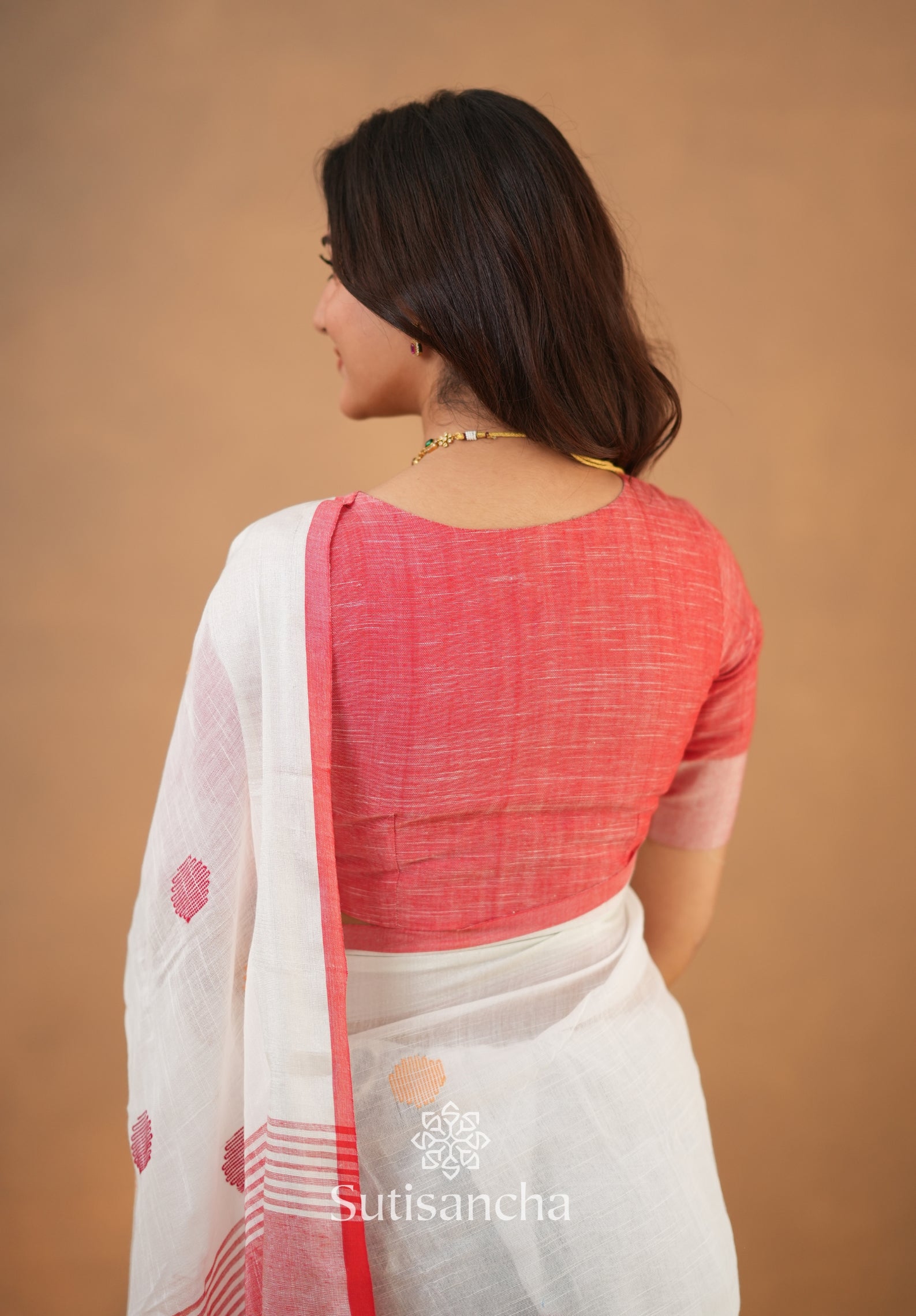 Sutisancha Woven Heritage Handloom Cotton Saree