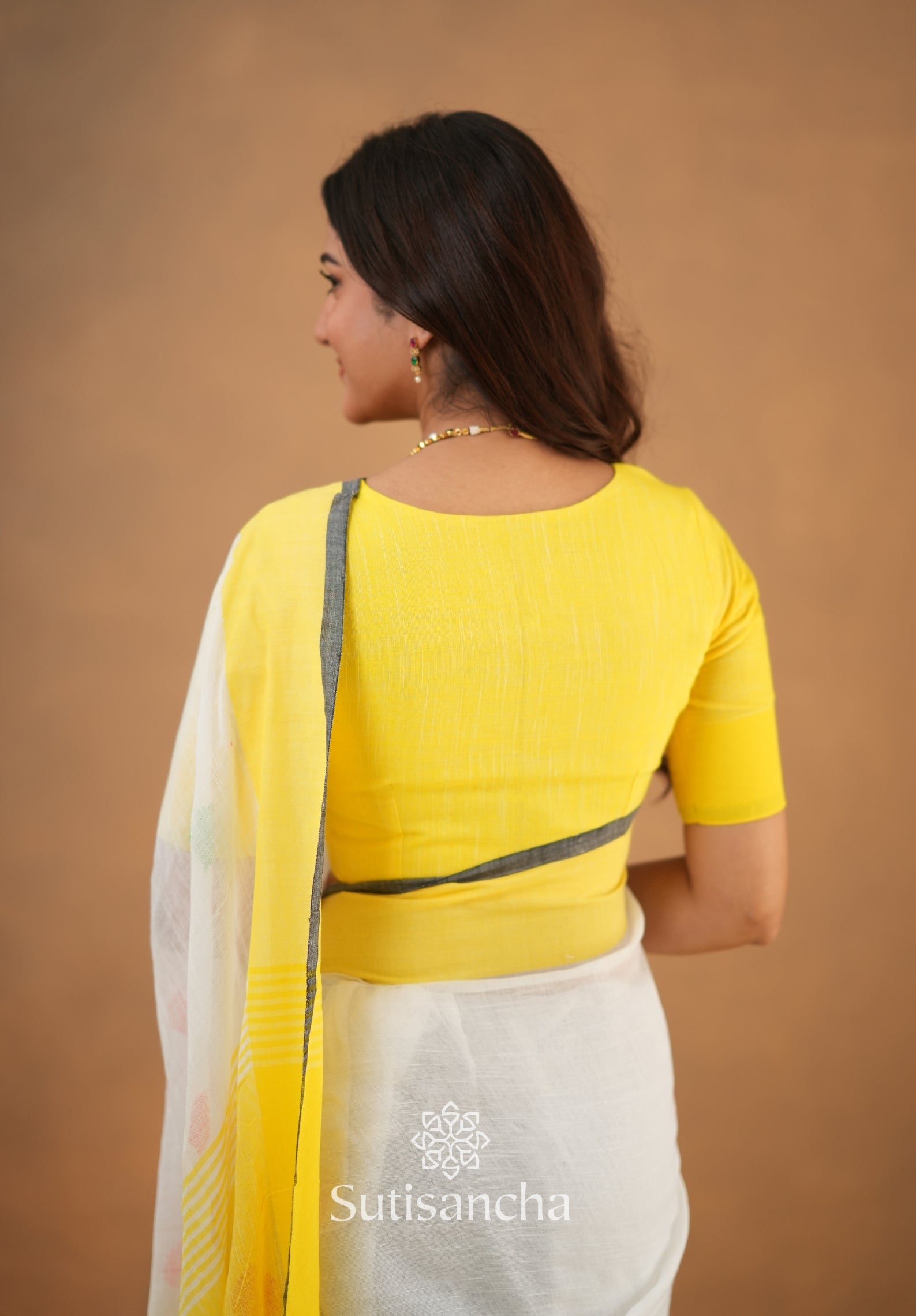 Sutisancha Woven Heritage Handloom Cotton Saree