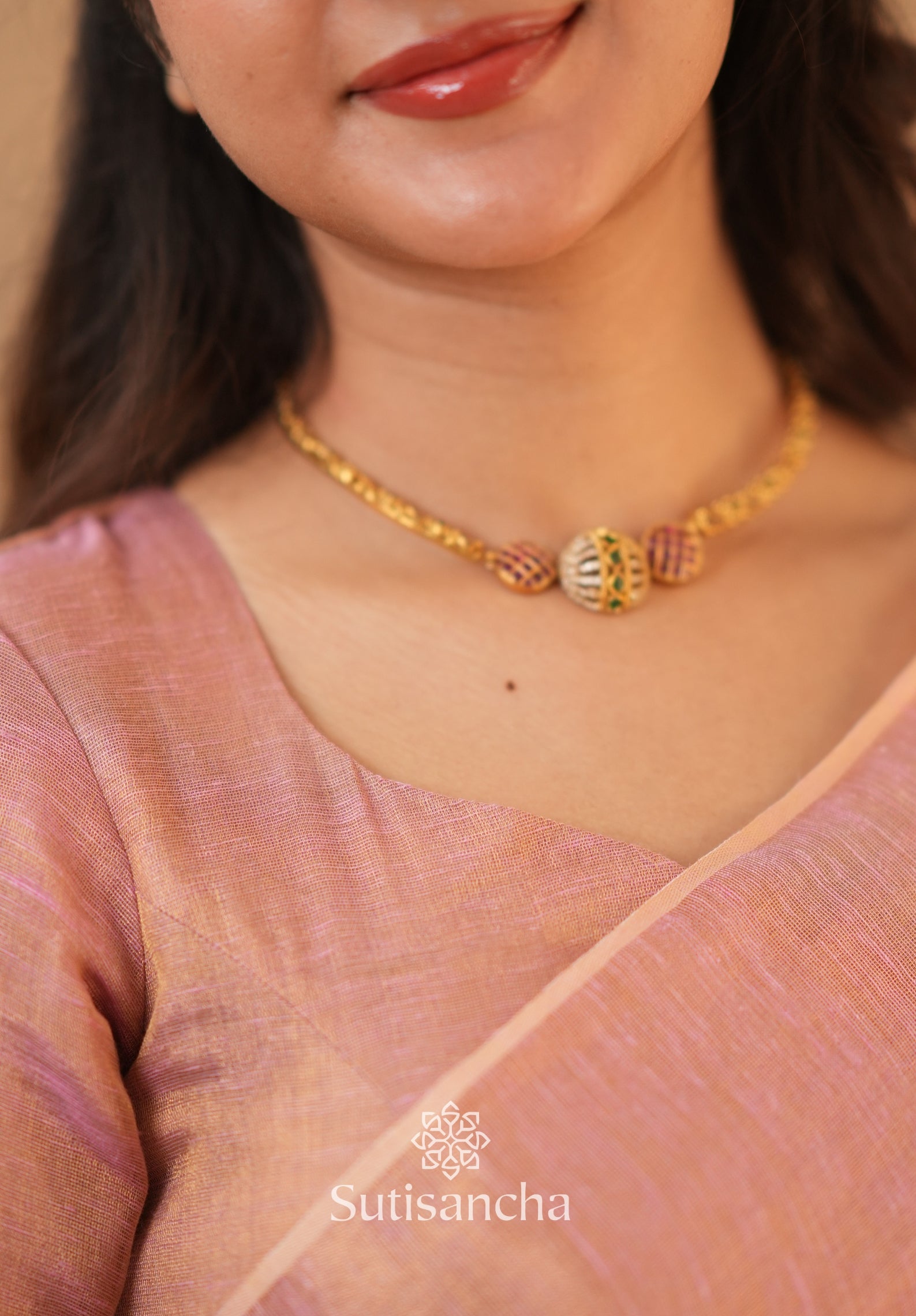 Tissue Charm Light and Lustrous Linen Saree