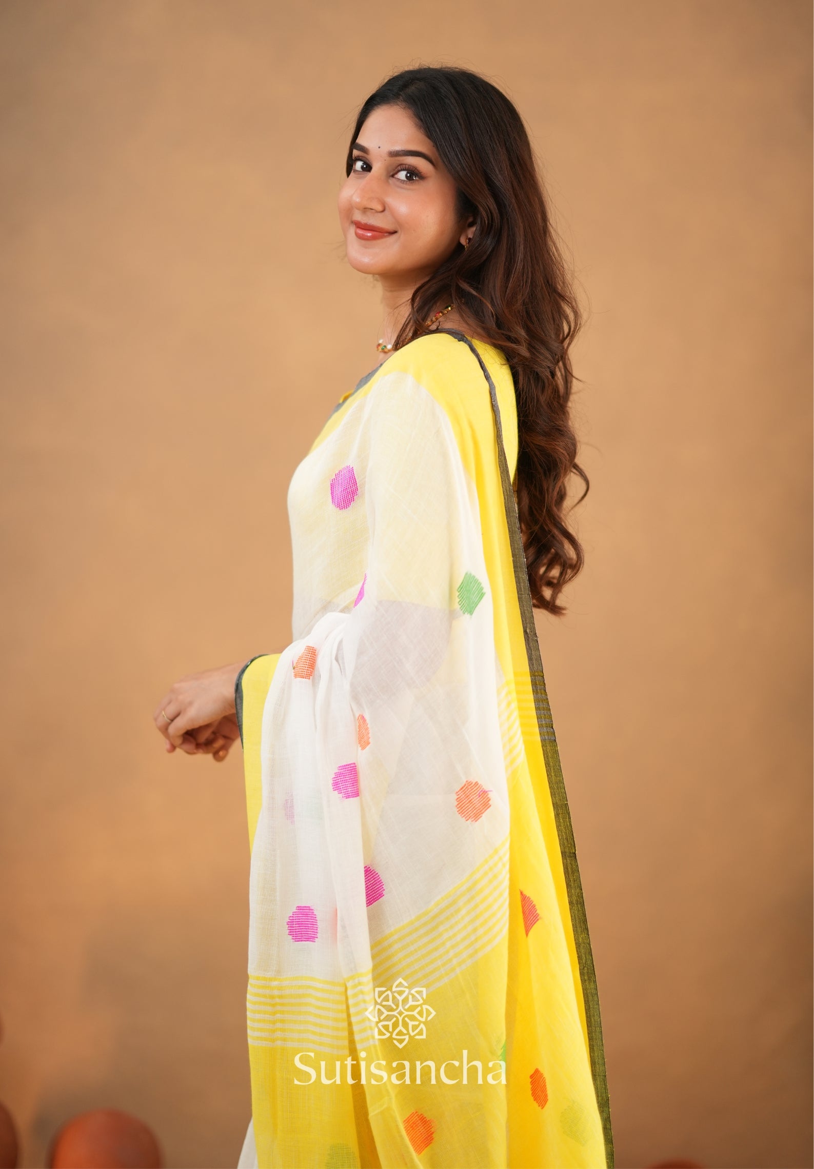 Sutisancha Woven Heritage Handloom Cotton Saree