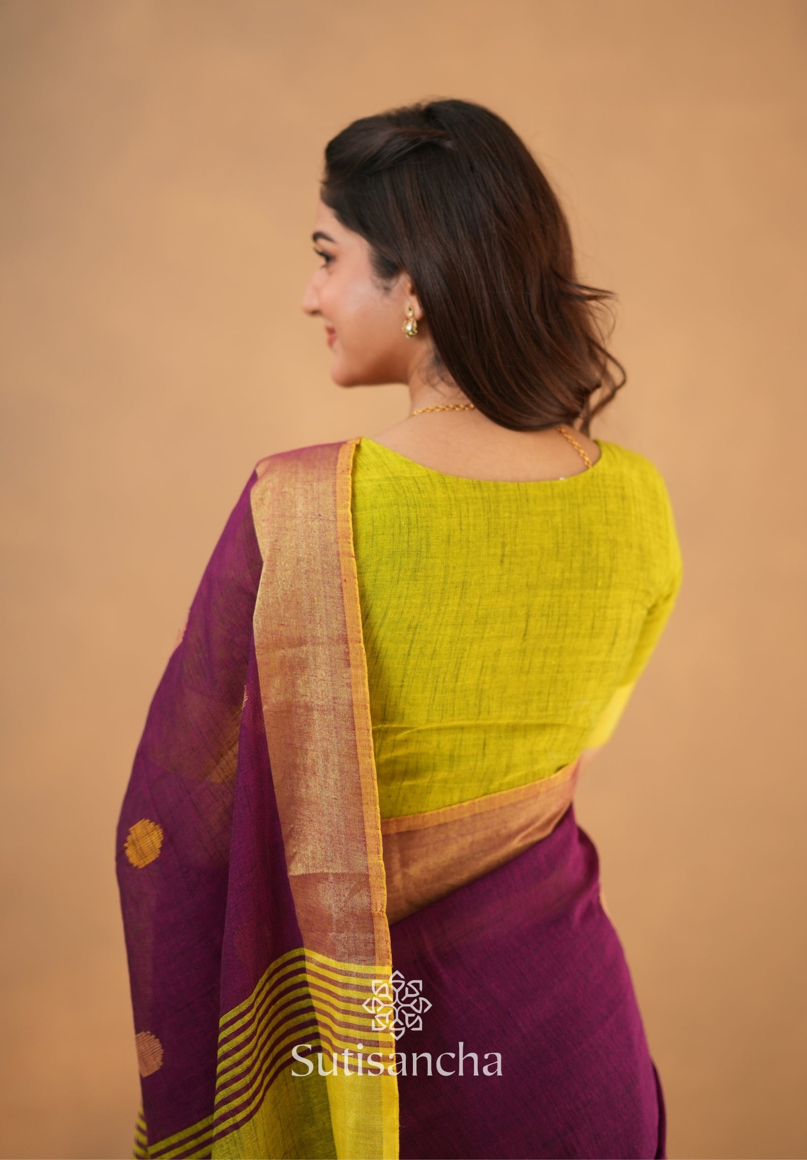 Sutisancha Woven Heritage Handloom Cotton Saree