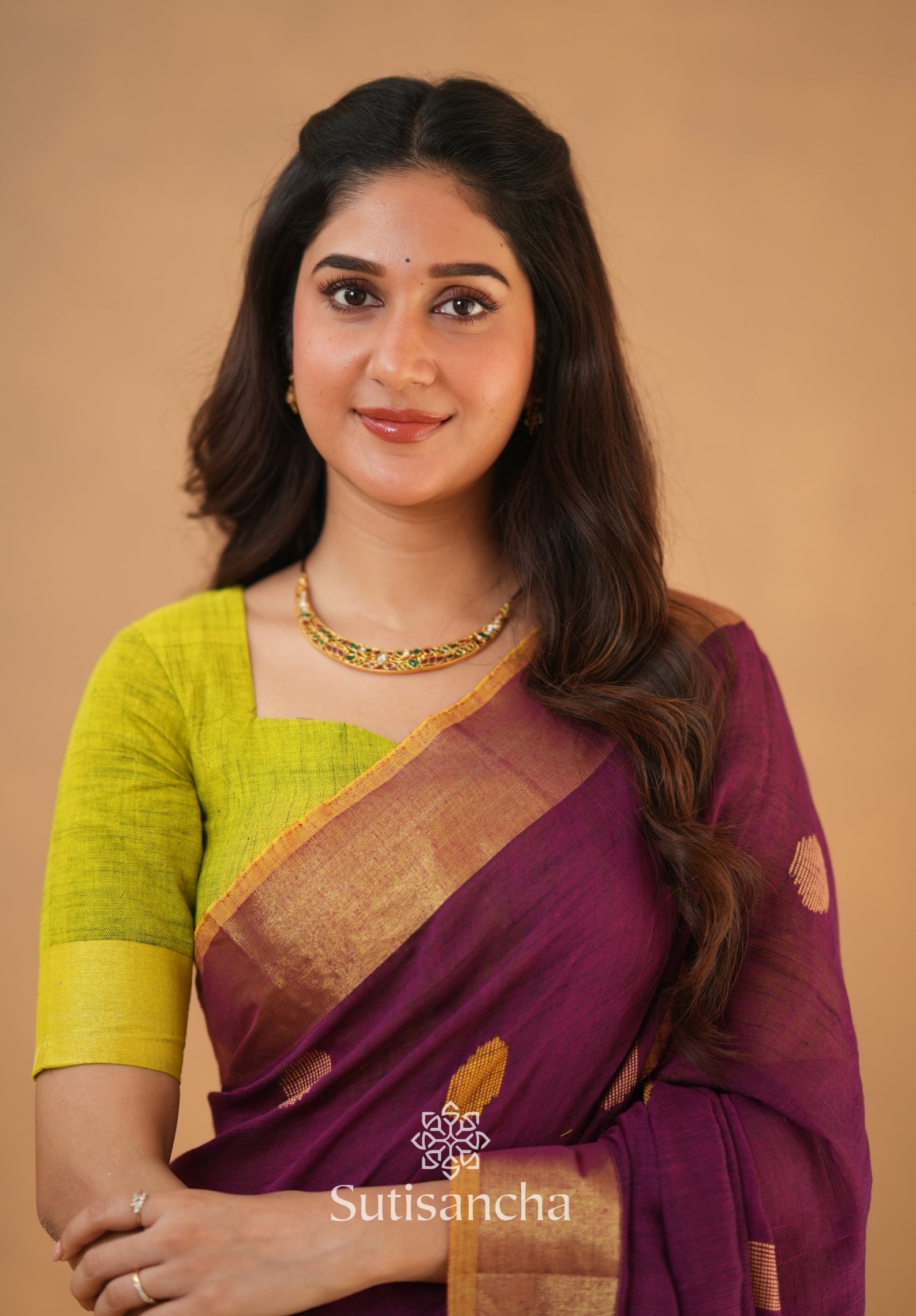 Sutisancha Woven Heritage Handloom Cotton Saree