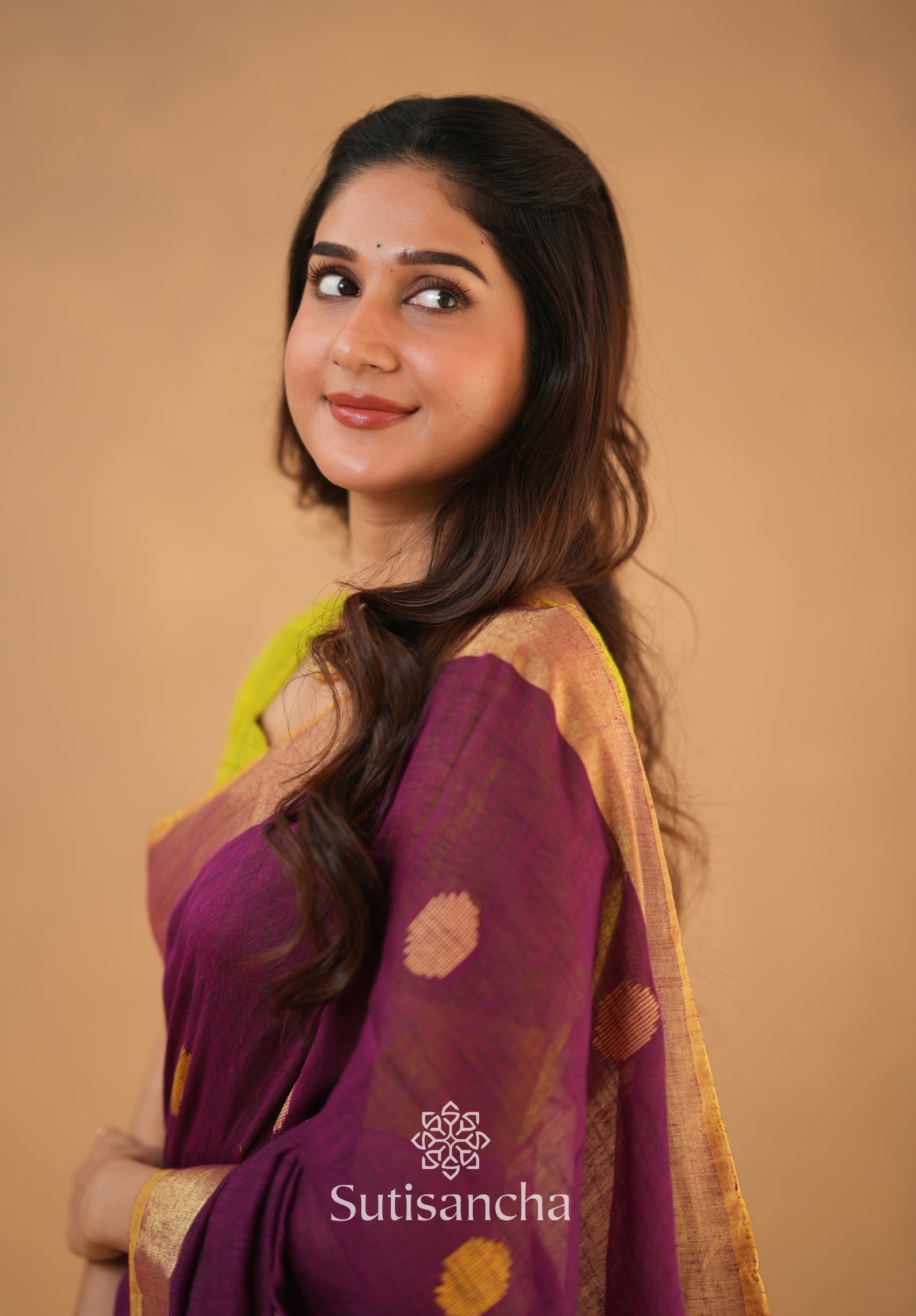 Sutisancha Woven Heritage Handloom Cotton Saree