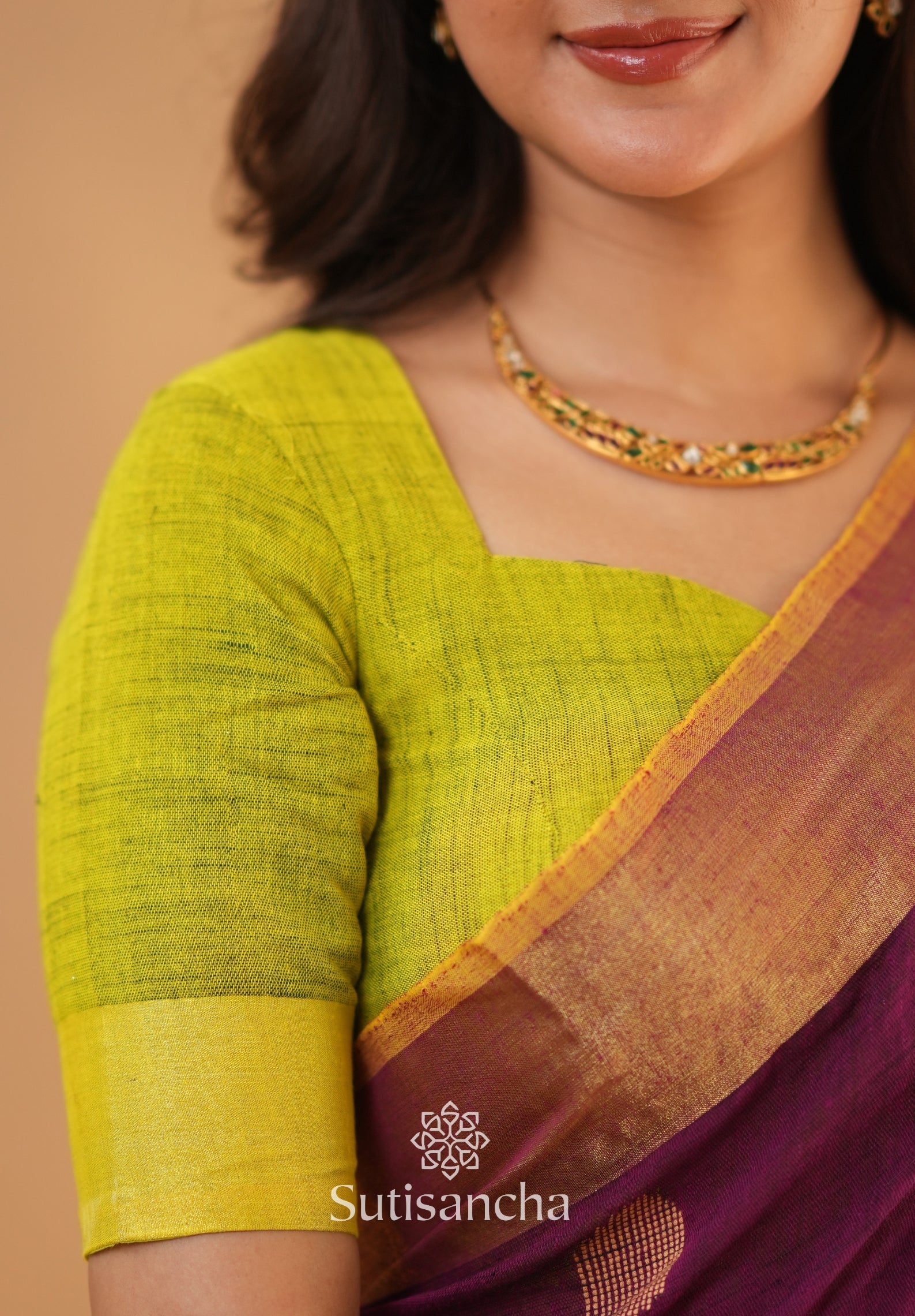 Sutisancha Woven Heritage Handloom Cotton Saree