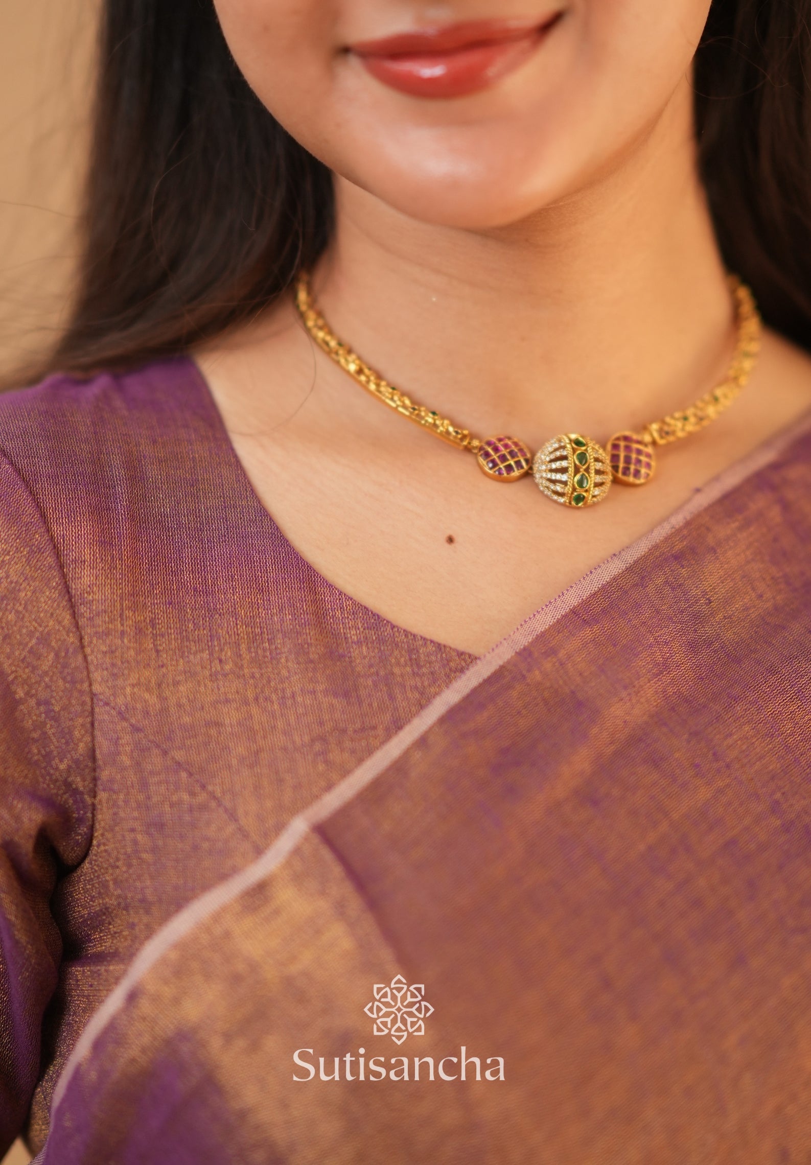 Tissue Charm Light and Lustrous Linen Saree