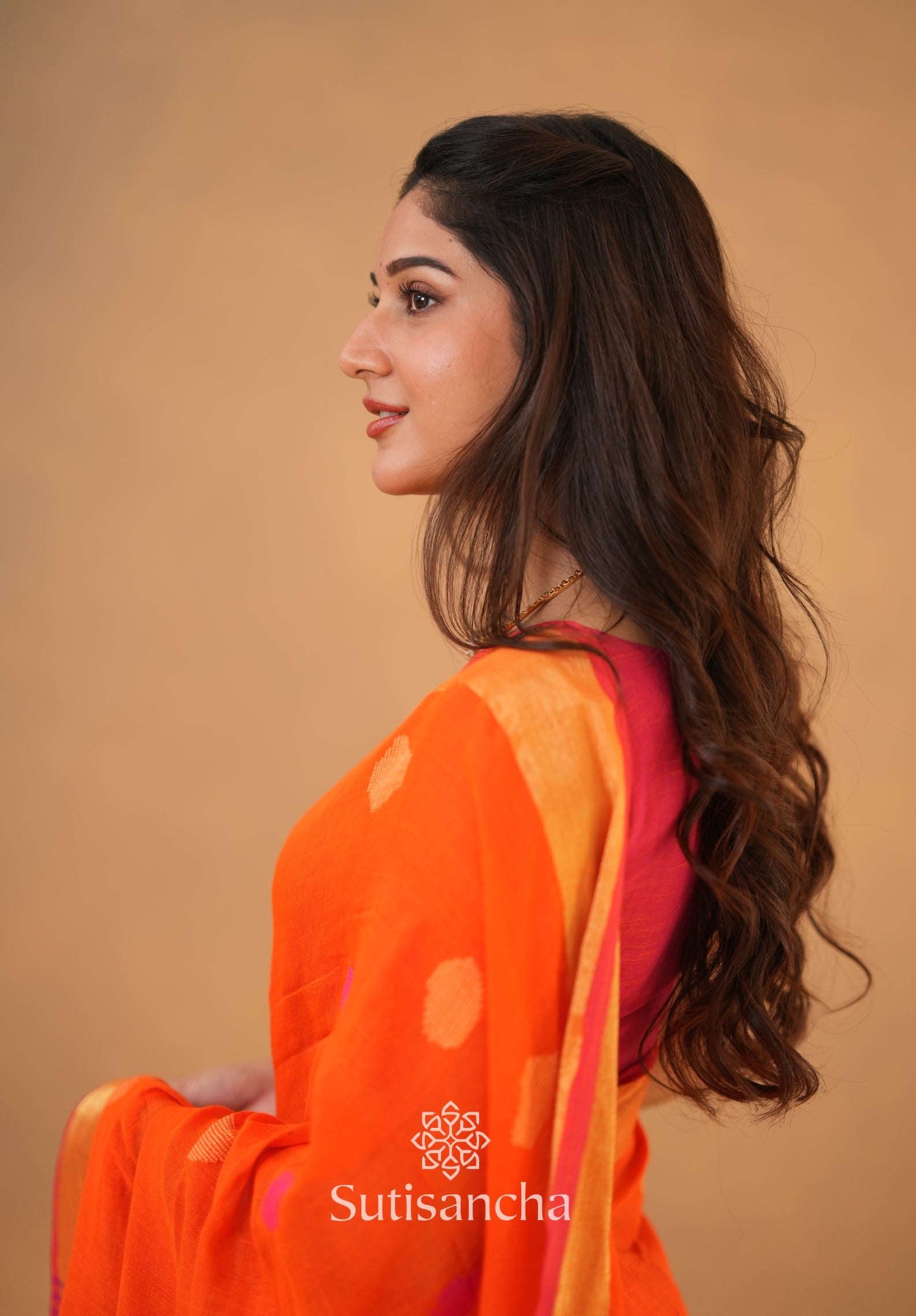 Sutisancha Woven Heritage Handloom Cotton Saree