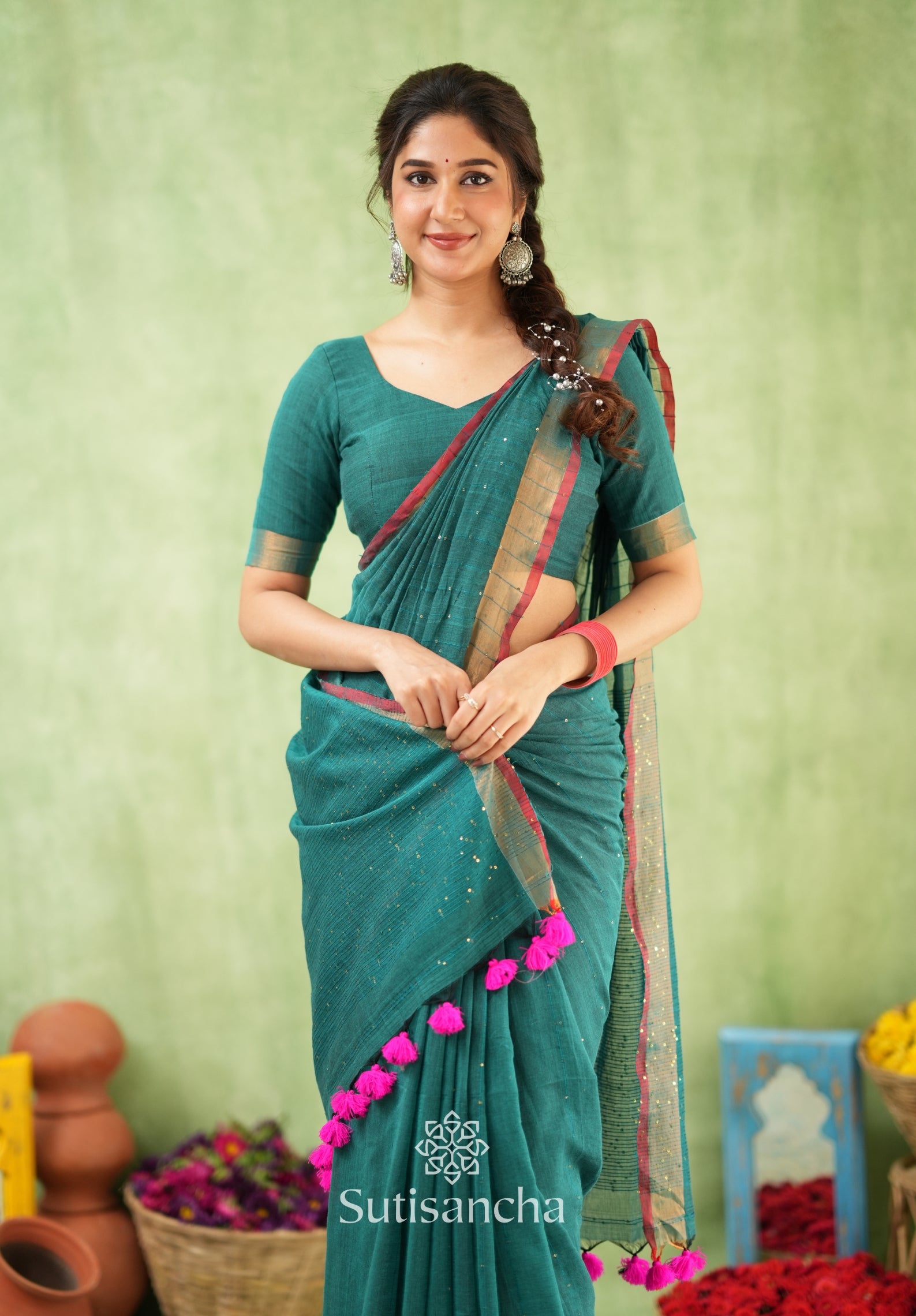 Sitaara Mul: Handwoven Sequin Elegance