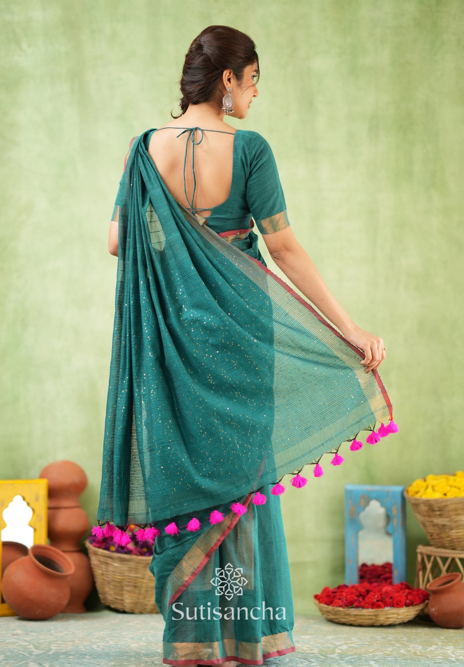 Sitaara Mul: Handwoven Sequin Elegance