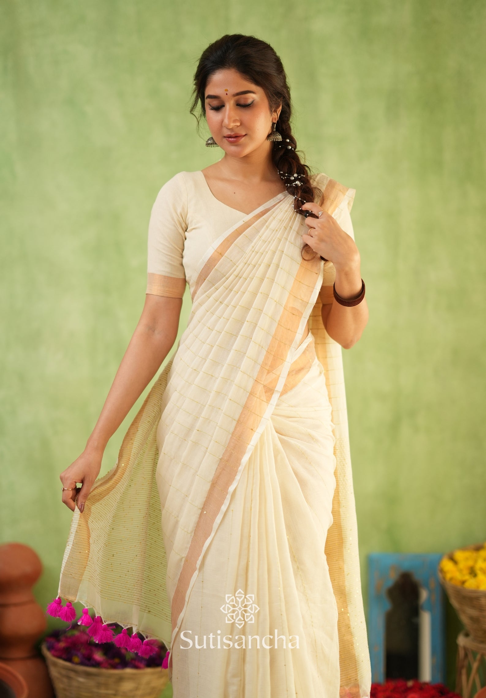 Sitaara Mul: Handwoven Sequin Elegance