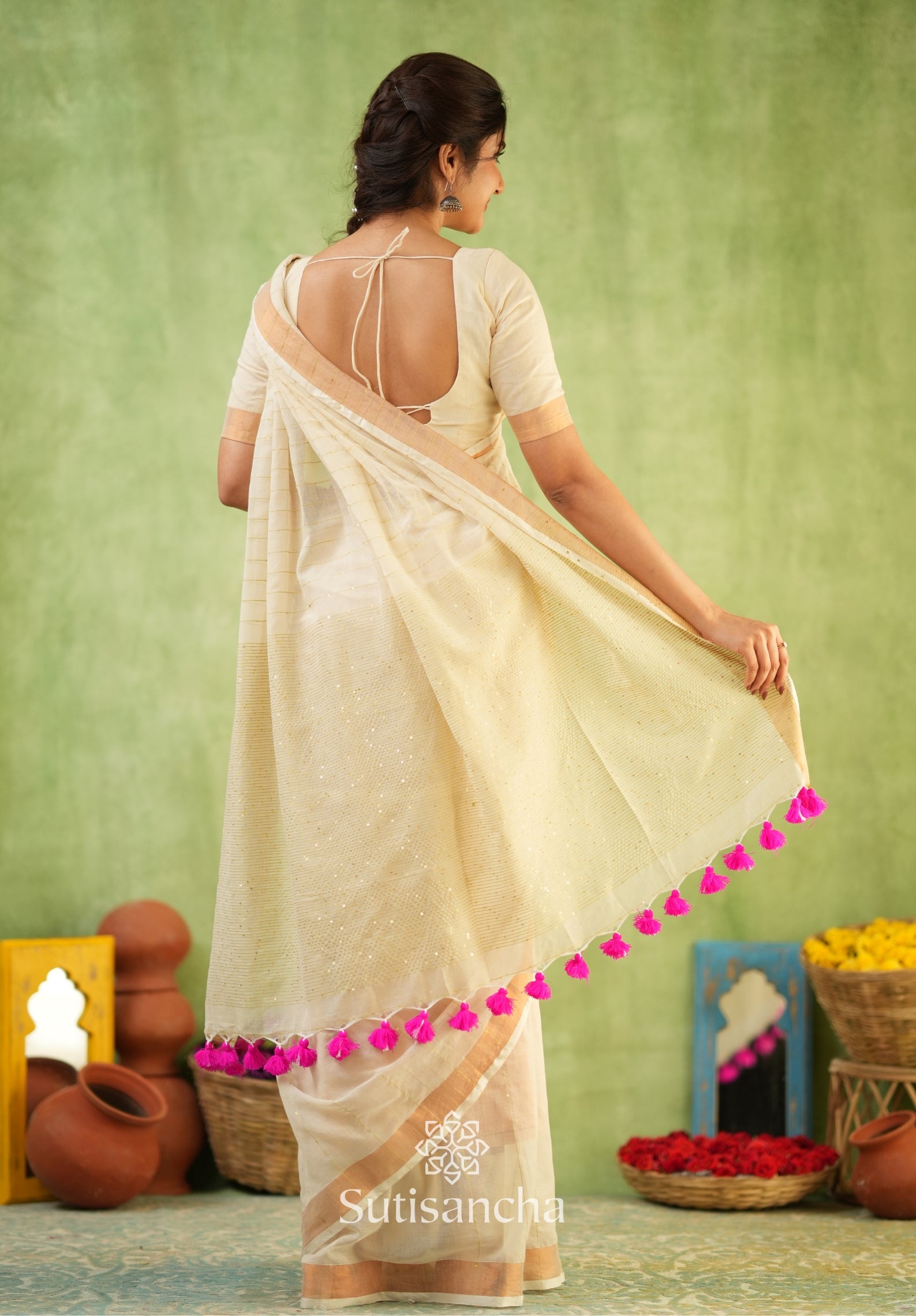 Sitaara Mul: Handwoven Sequin Elegance