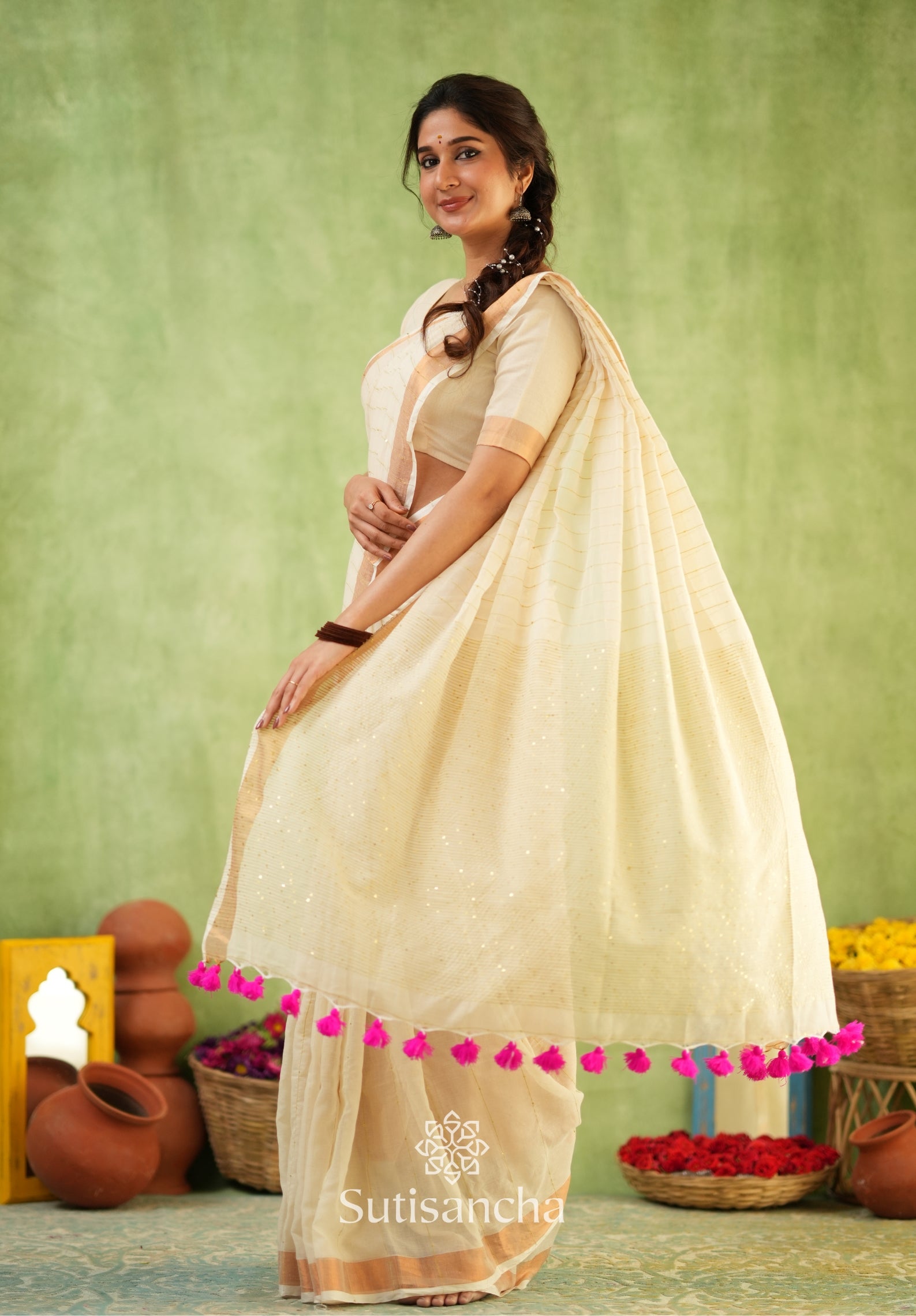 Sitaara Mul: Handwoven Sequin Elegance