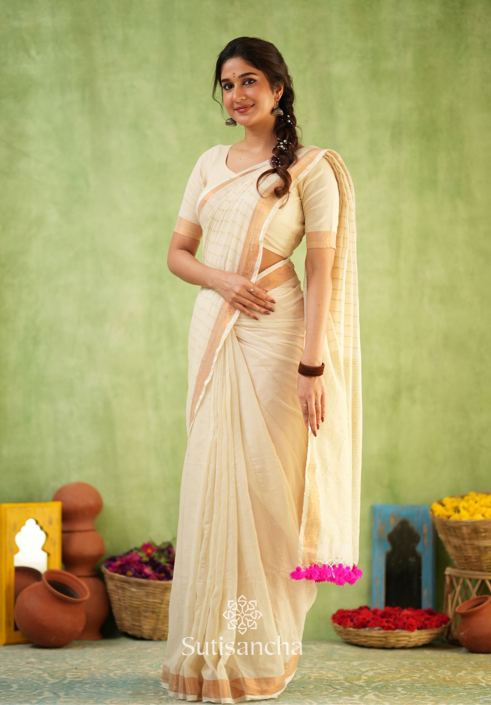 Sitaara Mul: Handwoven Sequin Elegance