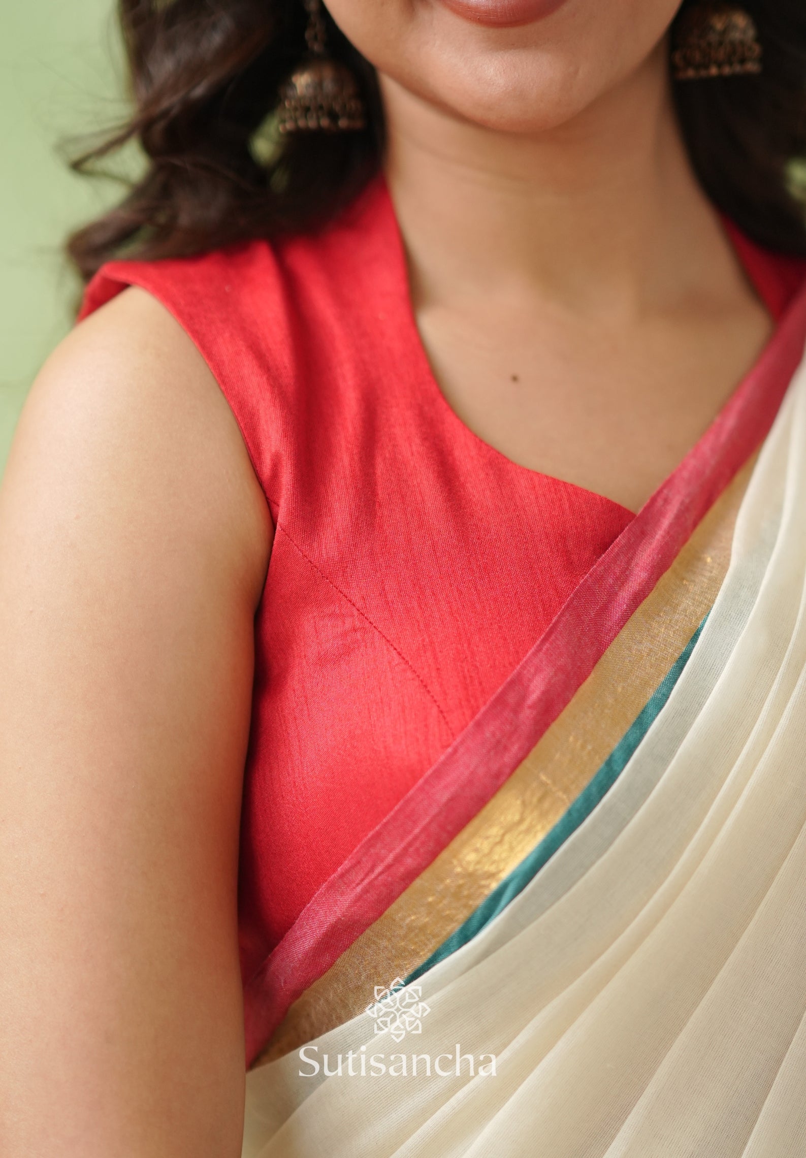 Golden Edge Classic Mul Saree