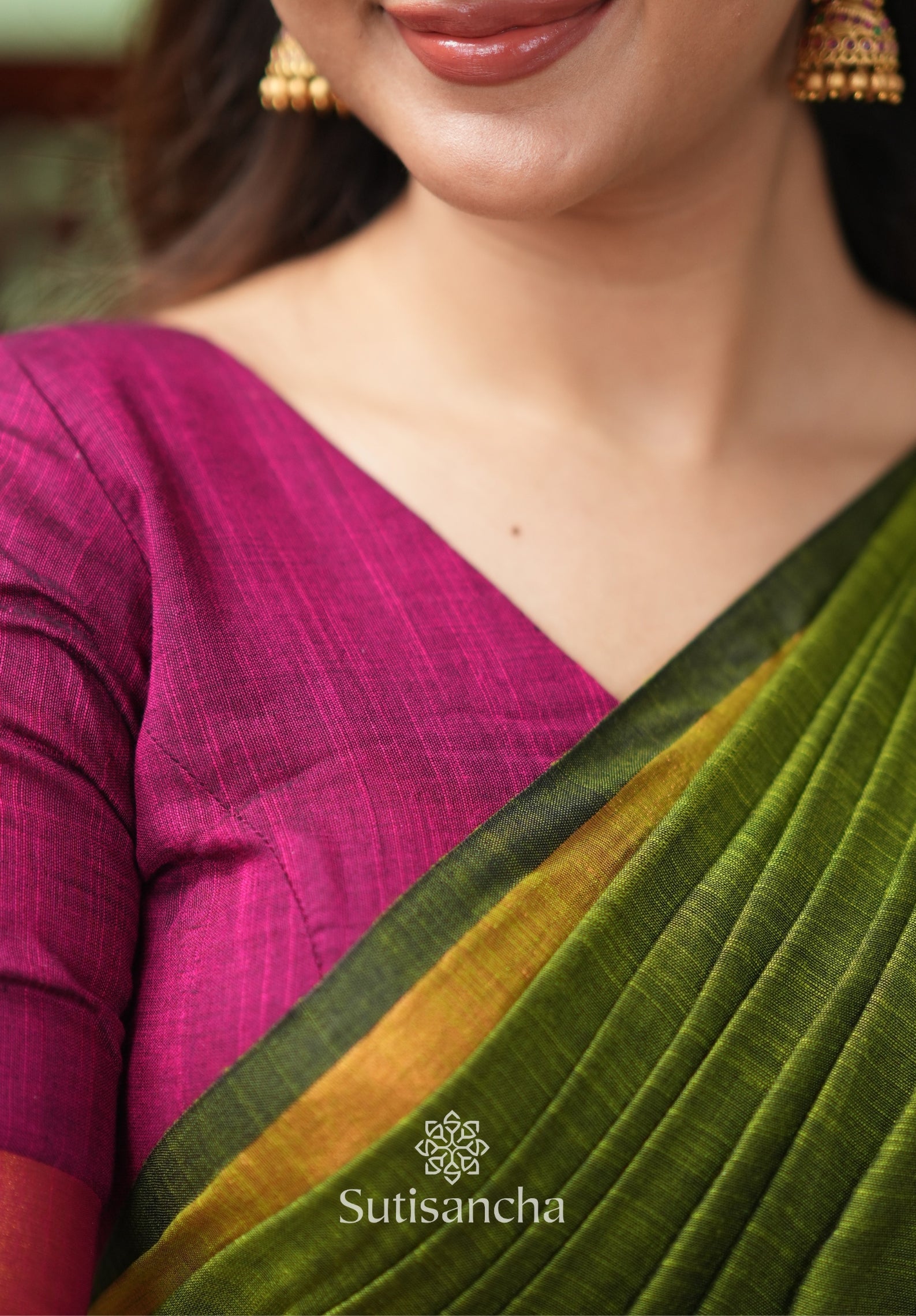 Royal Roots Revived Golden Border Cotton Saree