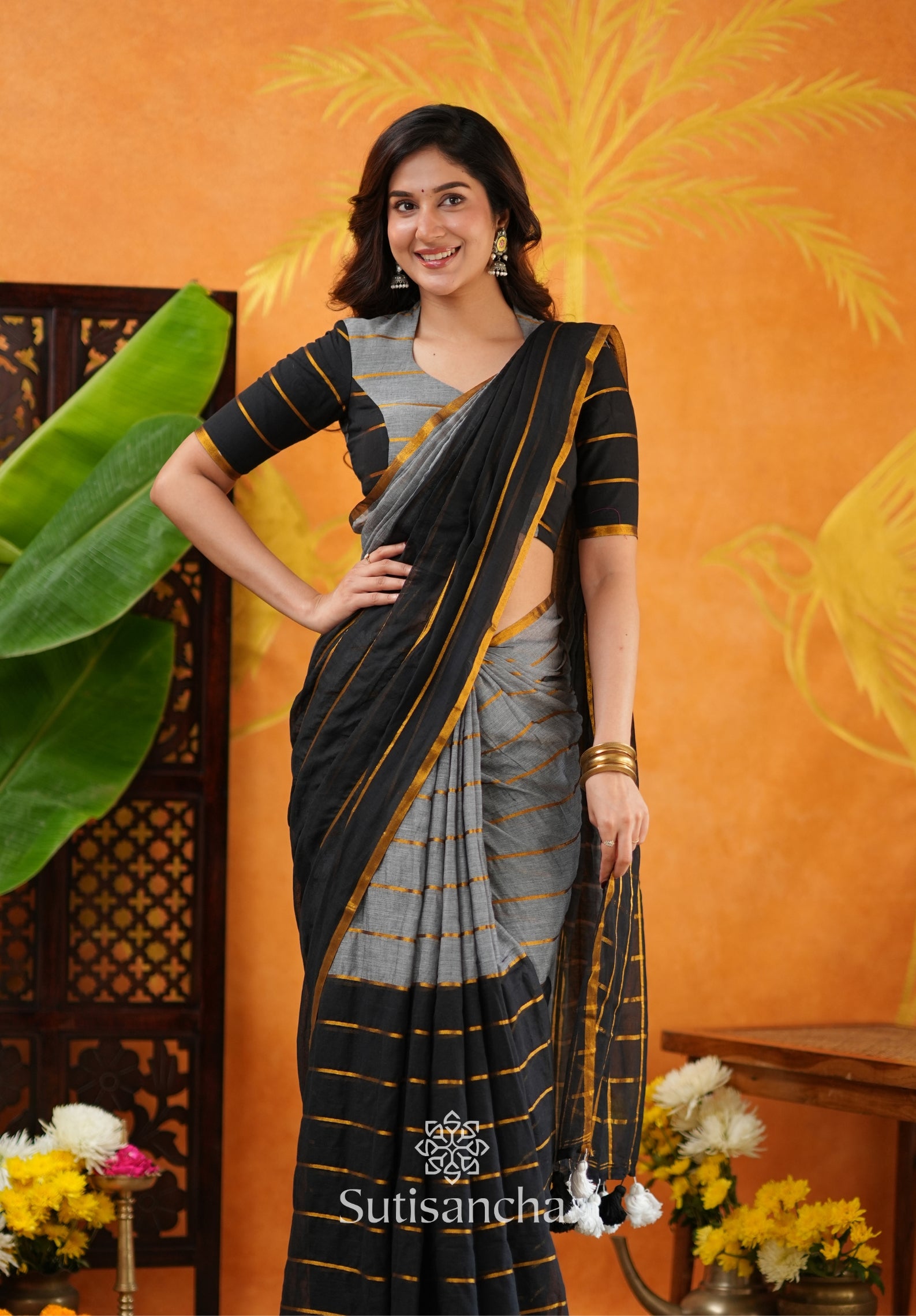 Urban Ethnic Mul Cotton Saree