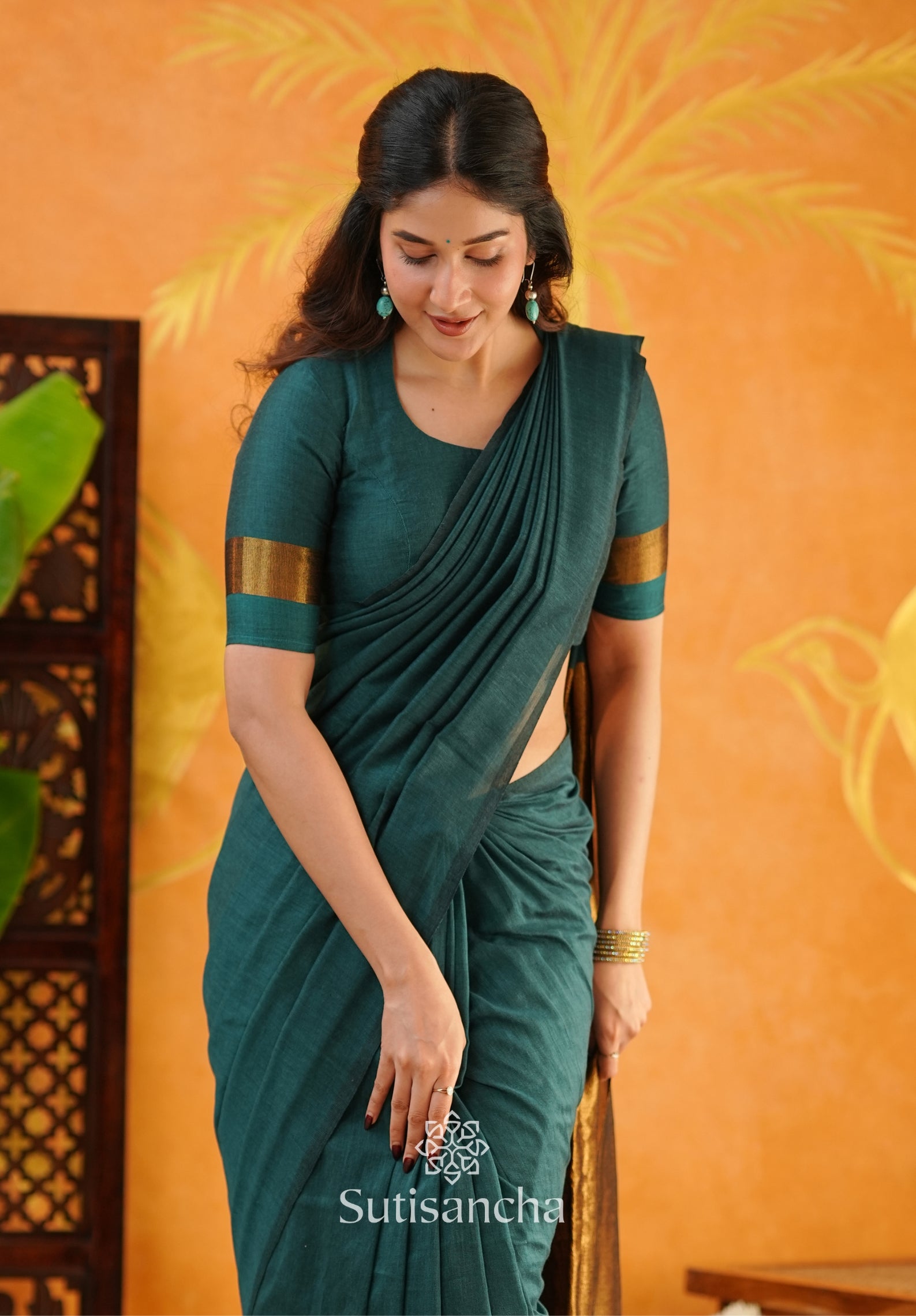 Tradition Touch Khadi Cotton Saree