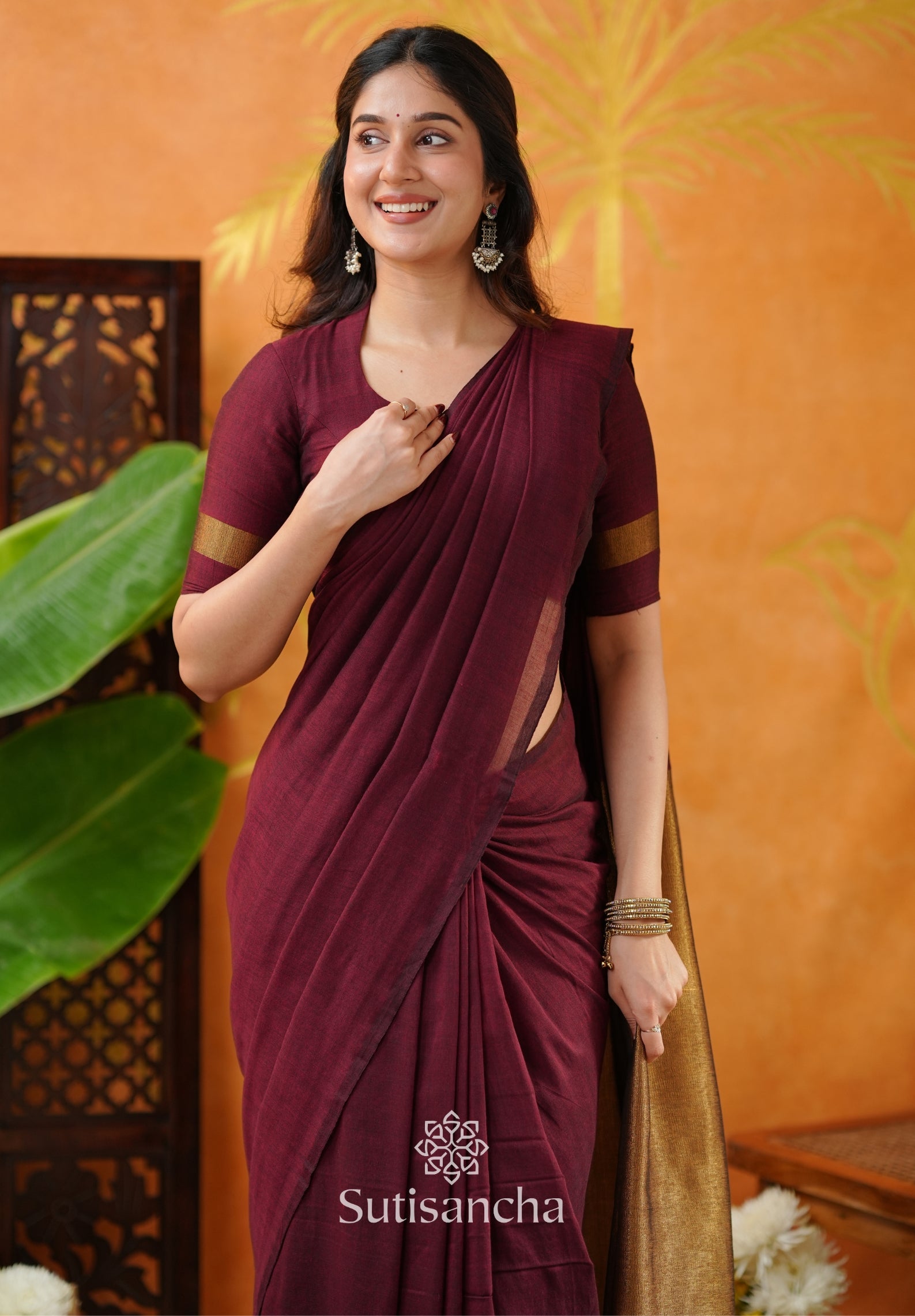 Tradition Touch Khadi Cotton Saree