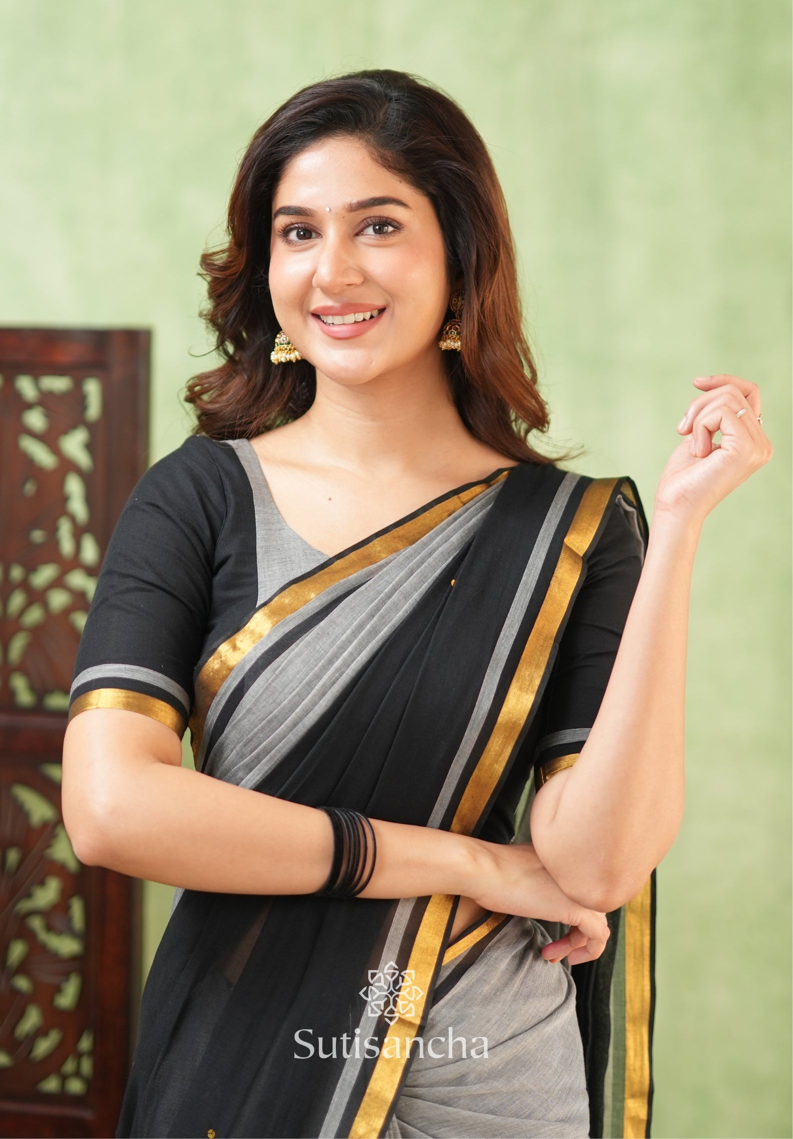 Regal Border Mul Cotton Saree