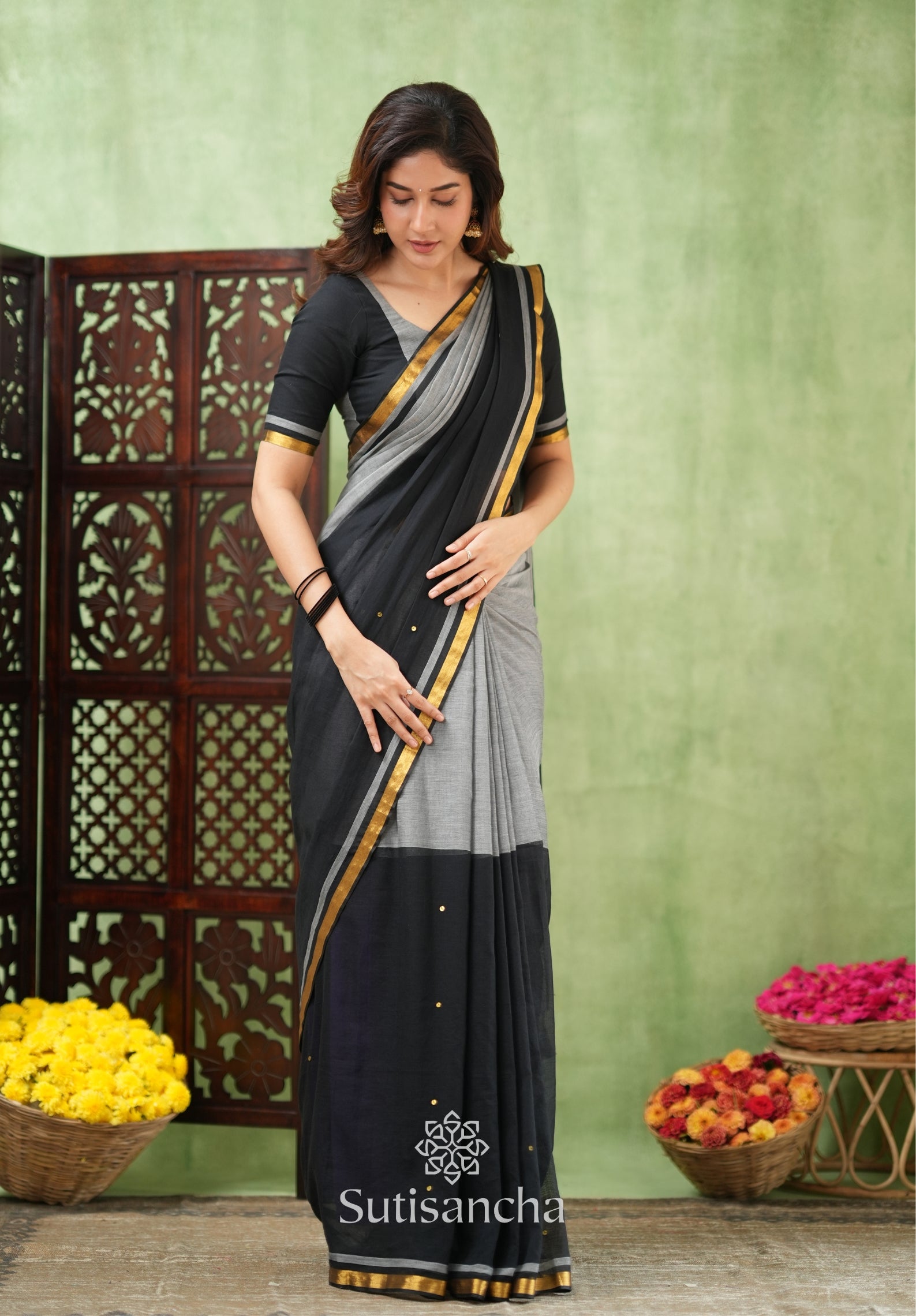 Regal Border Mul Cotton Saree