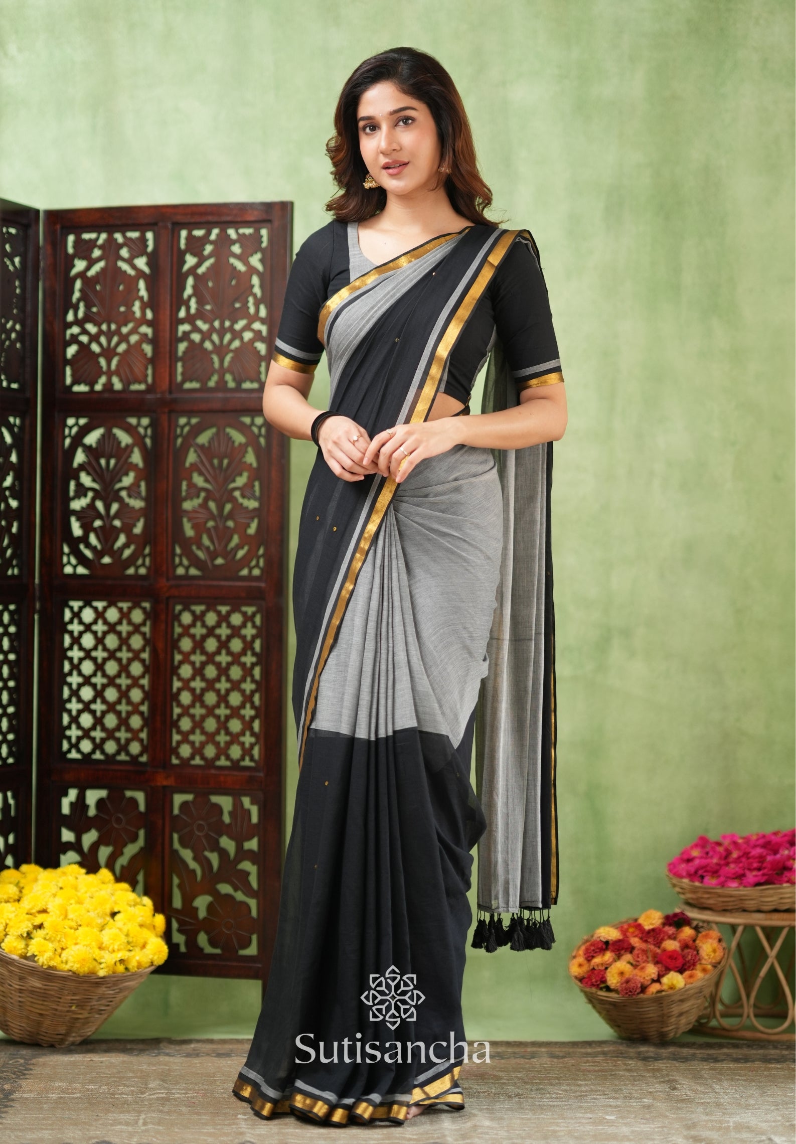 Regal Border Mul Cotton Saree