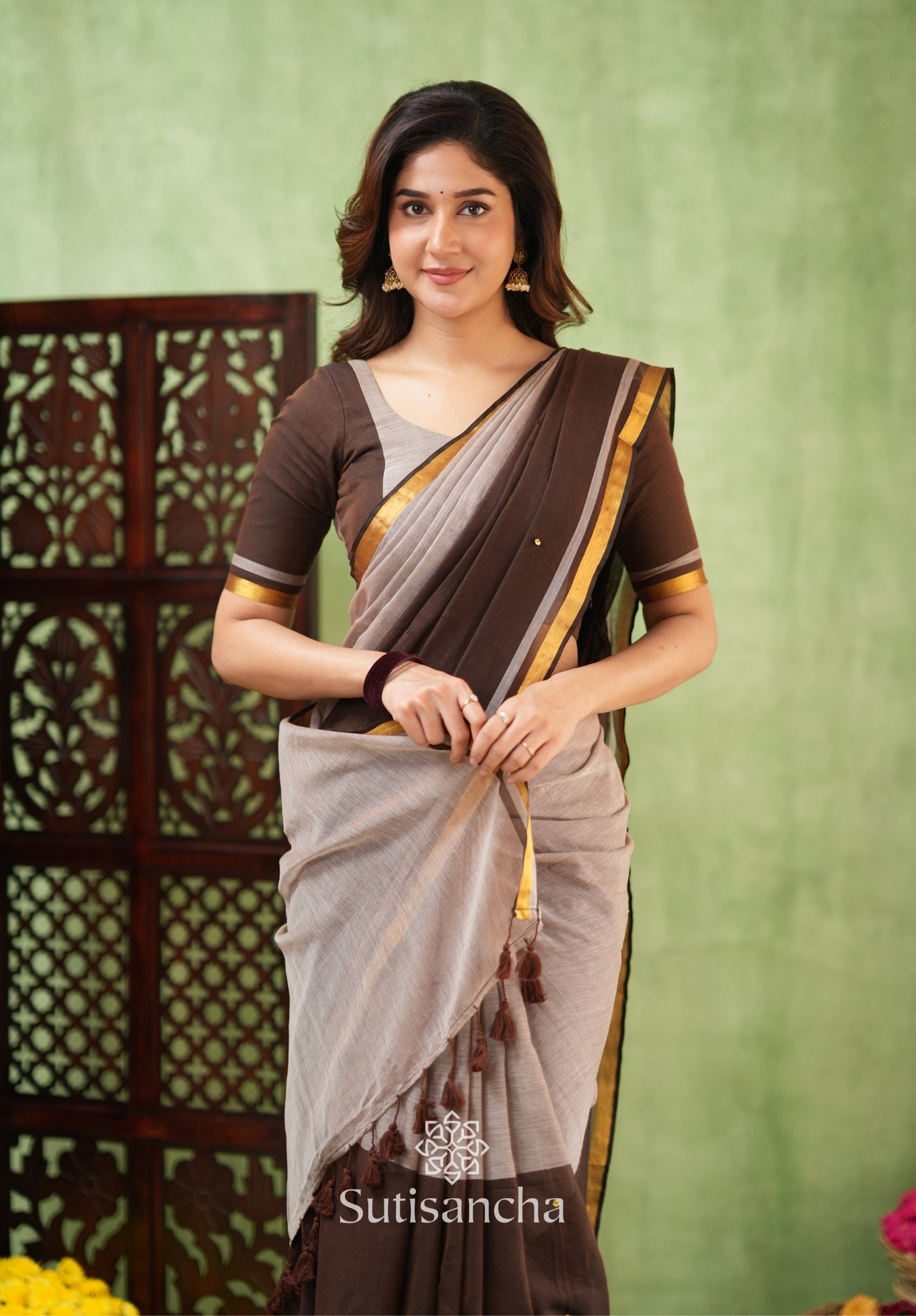 Regal Border Mul Cotton Saree