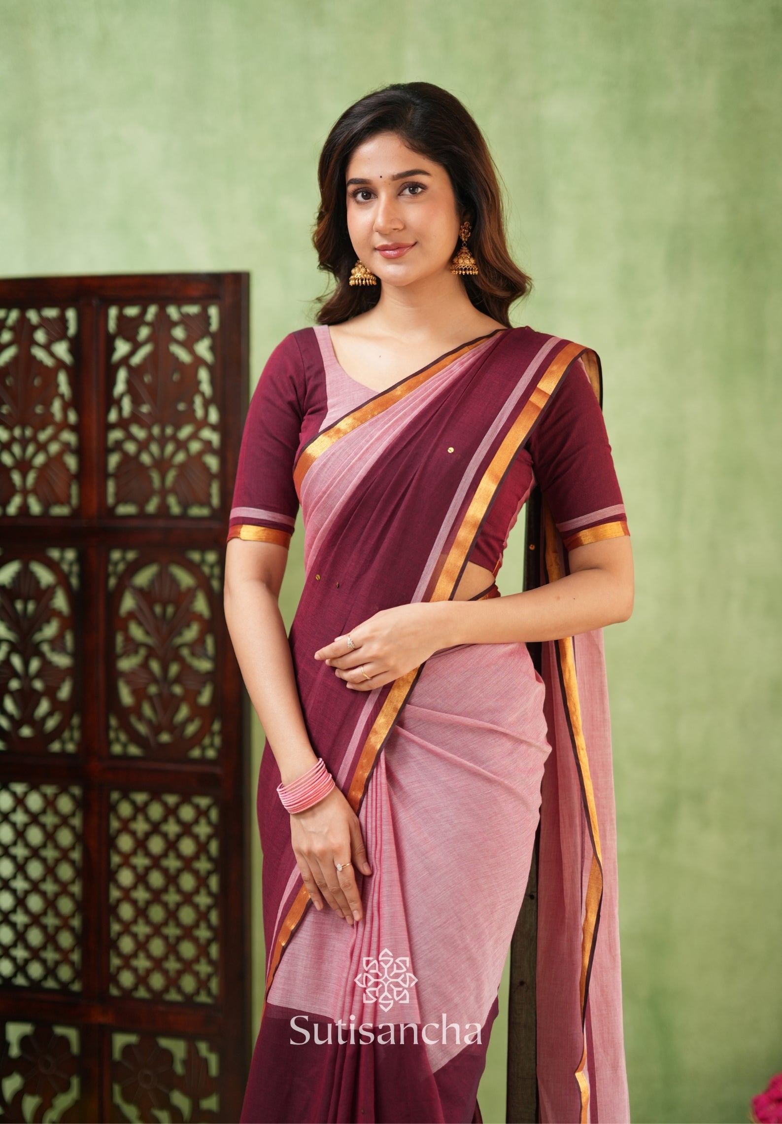 Regal Border Mul Cotton Saree