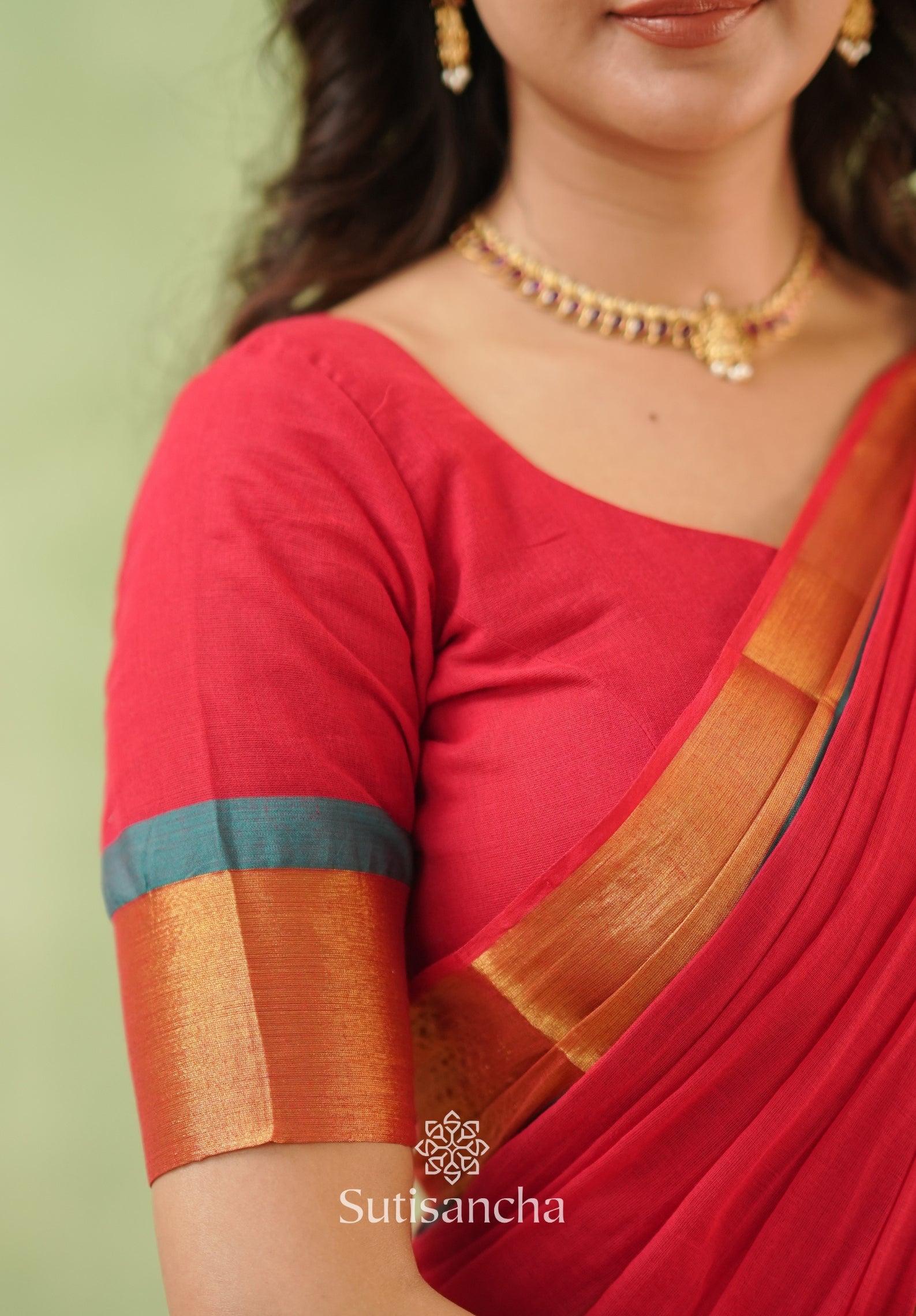 Golden Edge Classic Mul Saree