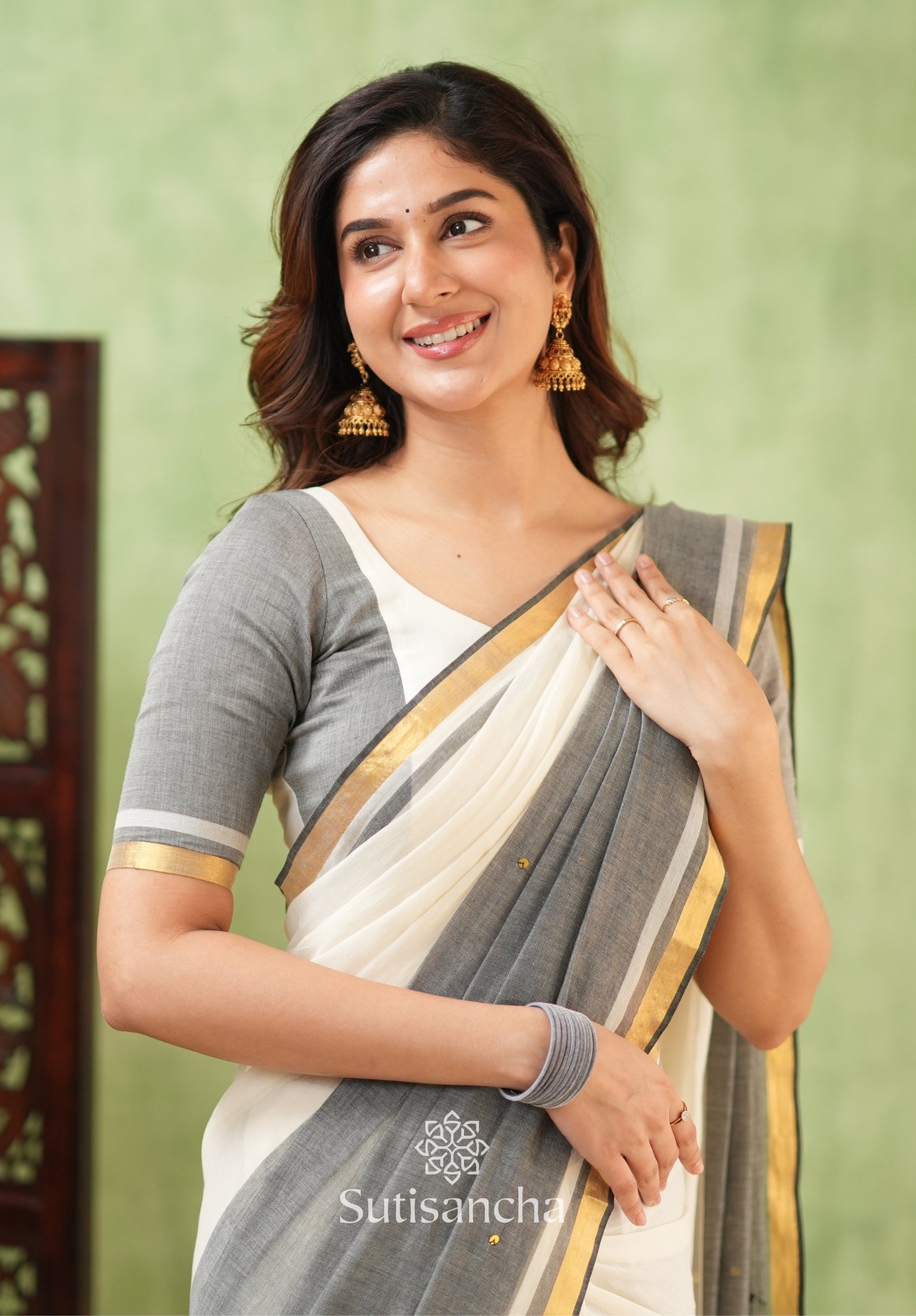 Regal Border Mul Cotton Saree