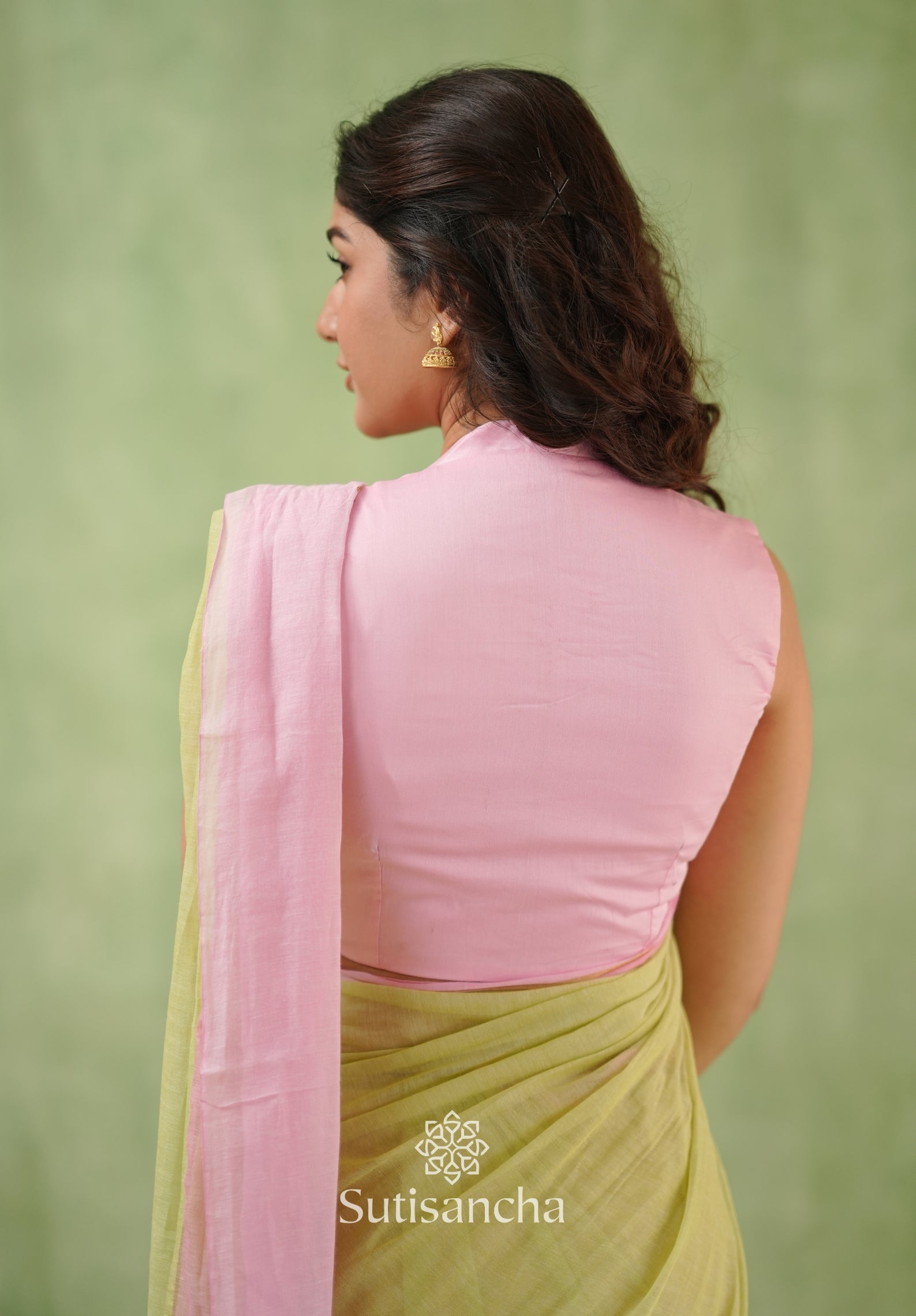 Blush Breeze Mul Cotton Saree