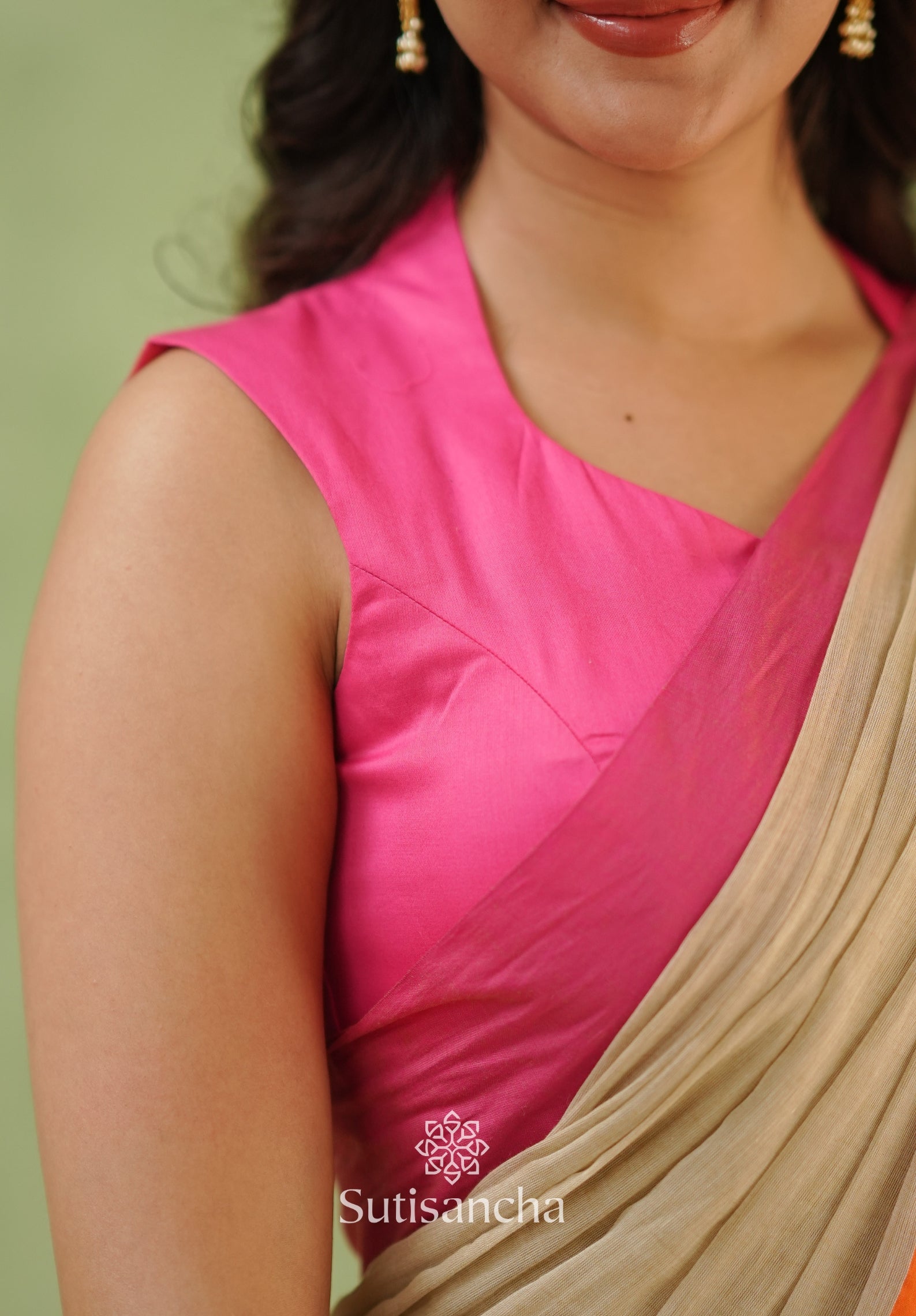 Pink Poise Pure Cotton Saree