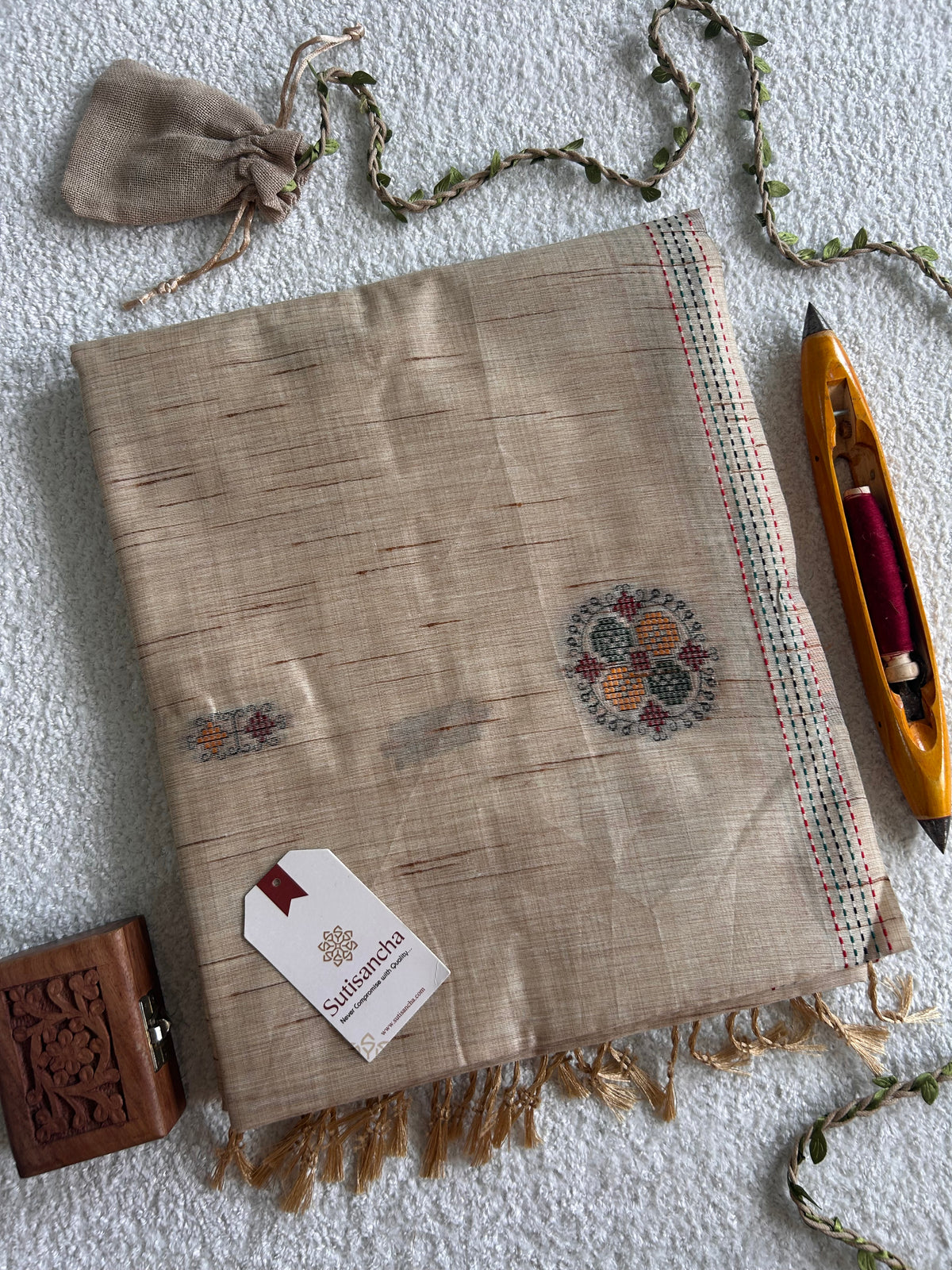 Kaira Cotton Saree Linear Weave Classic