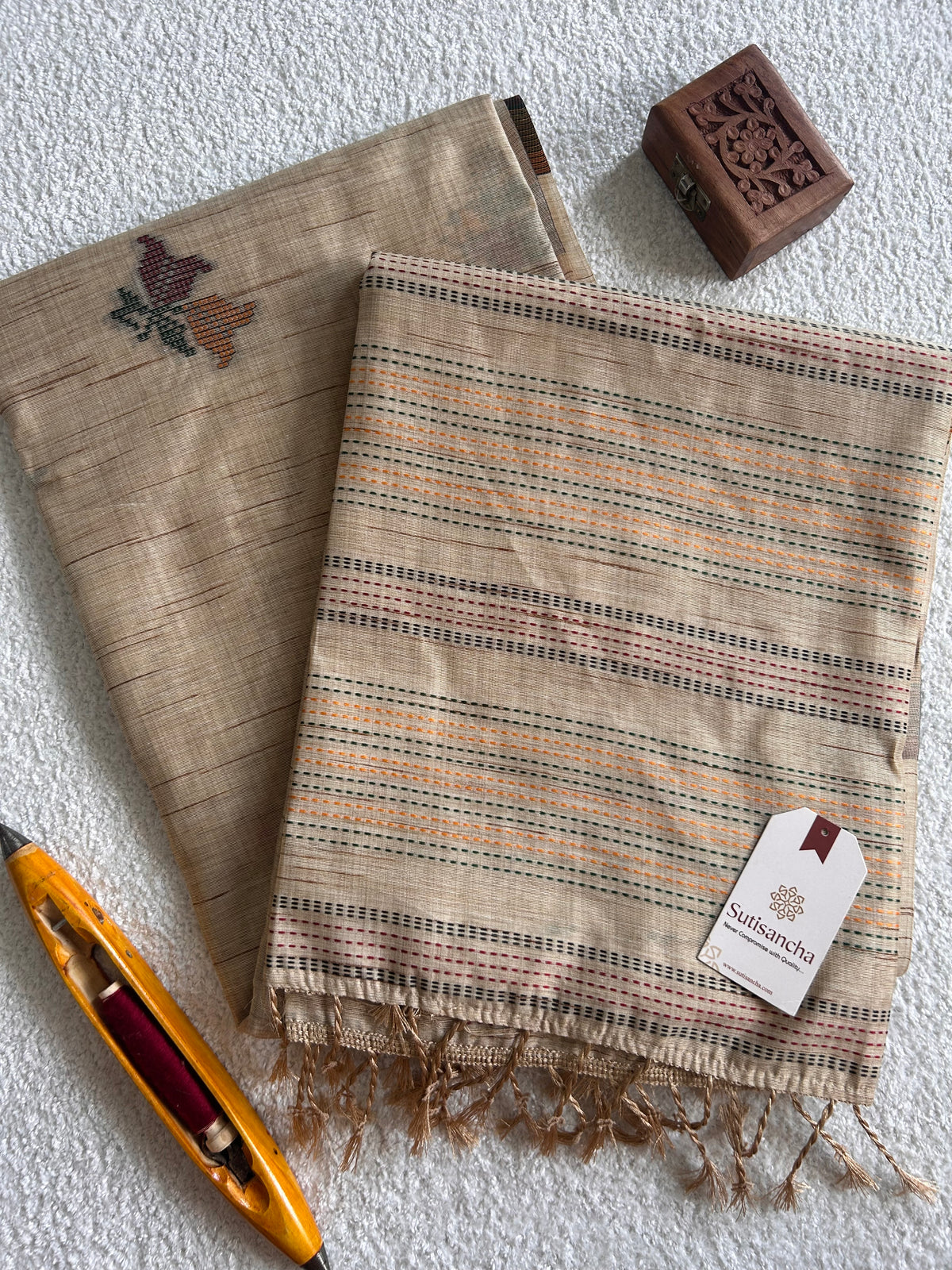 Kaira Cotton Saree Linear Weave Classic