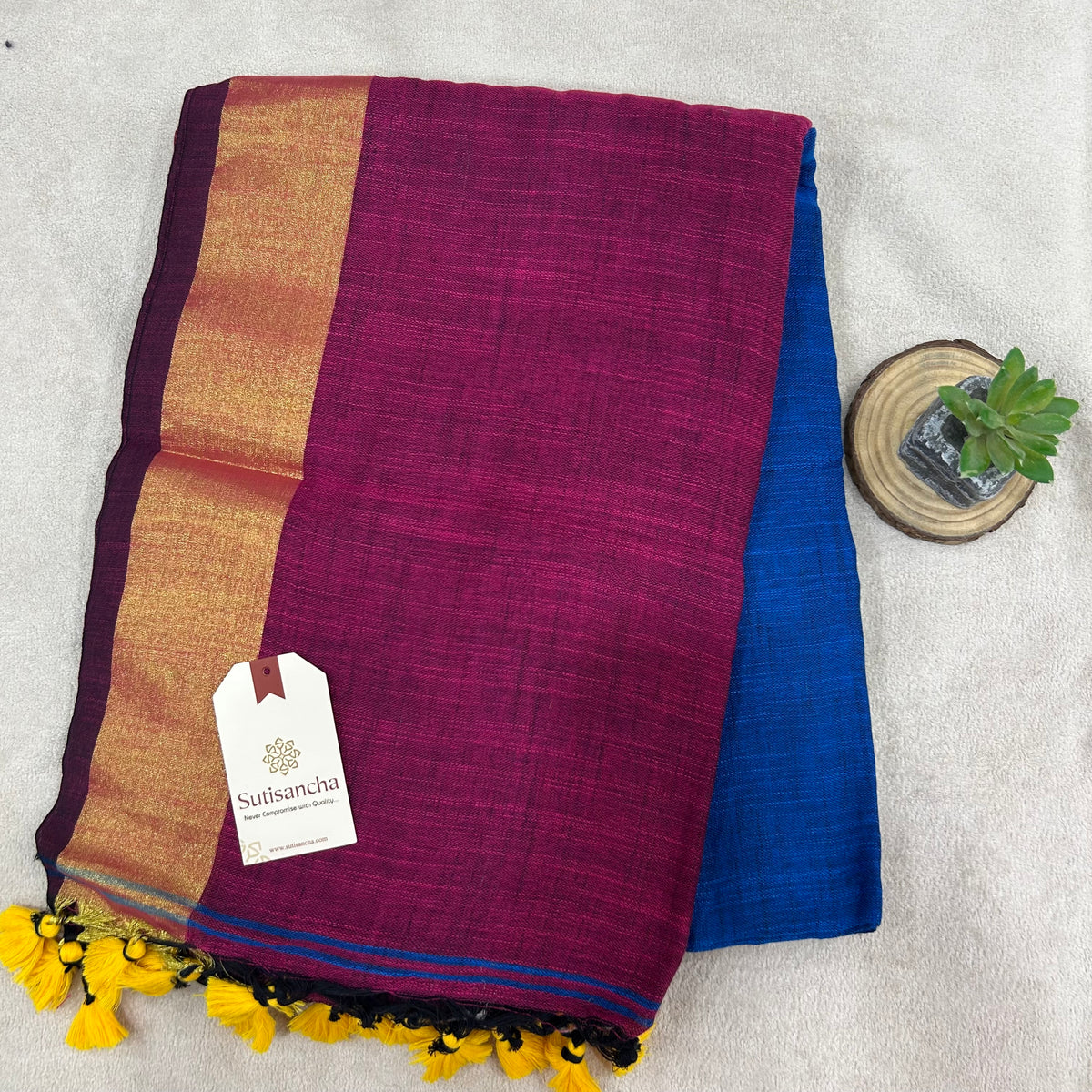 Pure Cotton Saree with Running Blouse | Clearance Sale