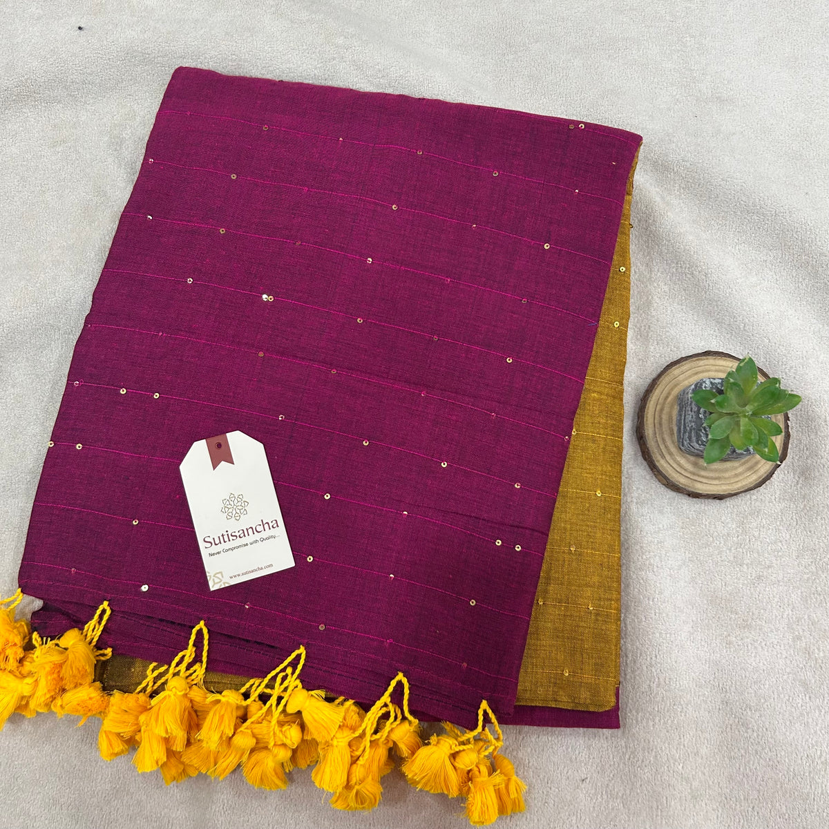 Pure Cotton Saree with Running Blouse | Clearance Sale