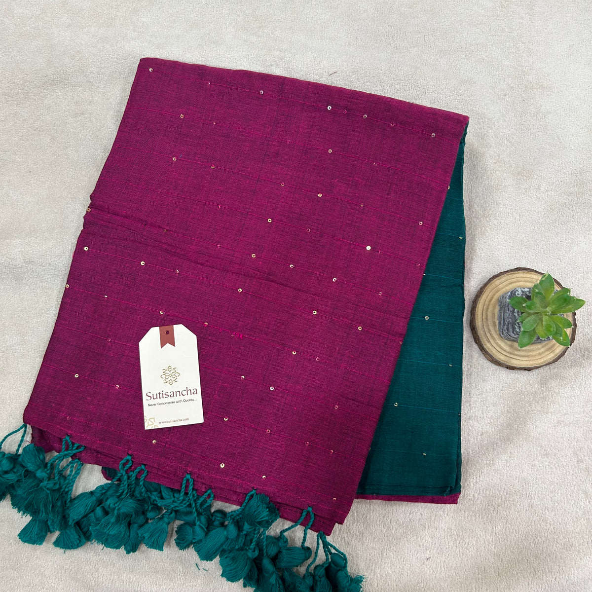 Pure Cotton Saree with Running Blouse | Clearance Sale