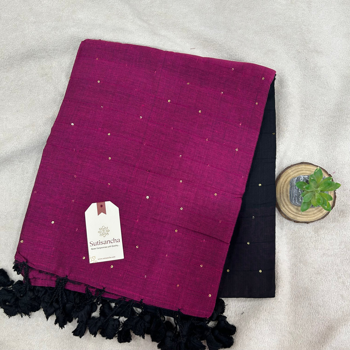 Pure Cotton Saree with Running Blouse | Clearance Sale