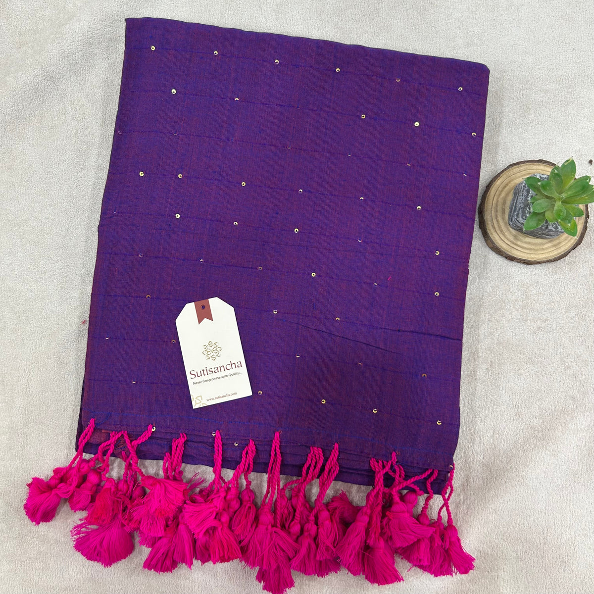 Pure Cotton Saree with Running Blouse | Clearance Sale