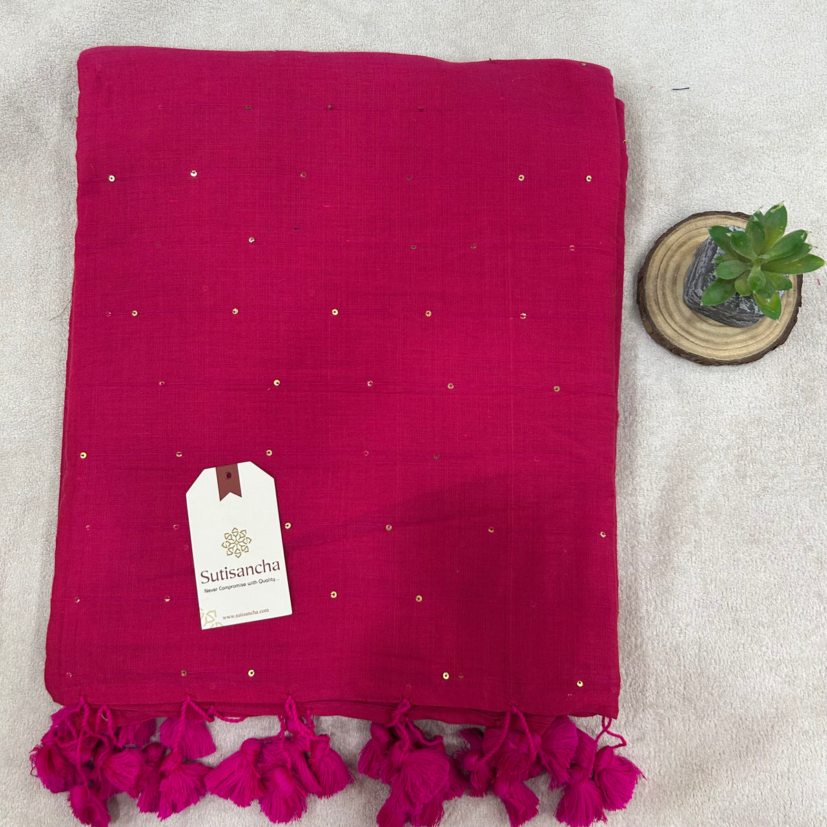 Pure Cotton Saree with Running Blouse | Clearance Sale