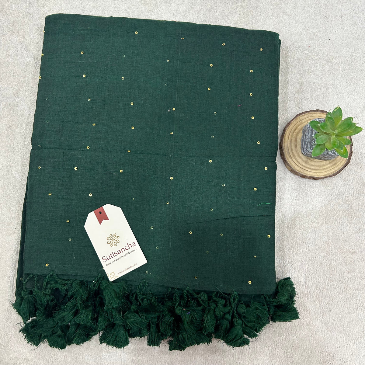 Pure Cotton Saree with Running Blouse | Clearance Sale