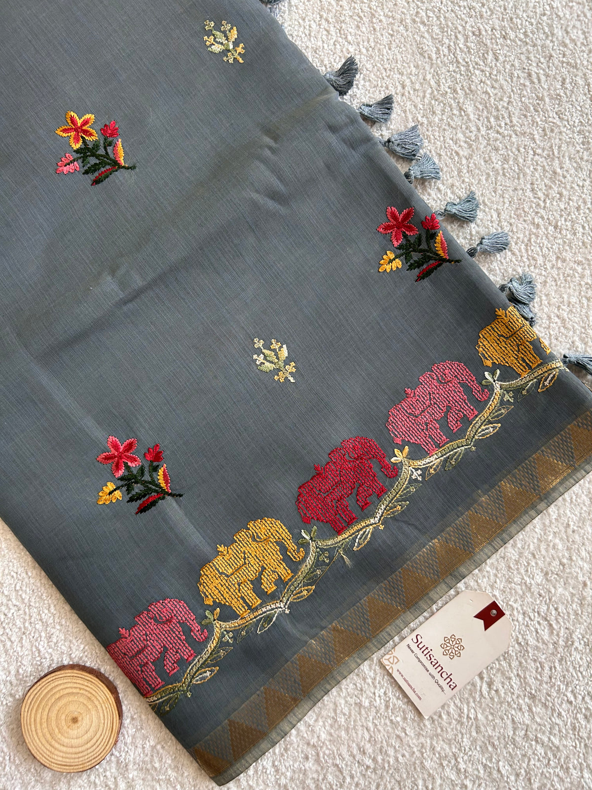 Traditional Decorative Border Classic Cotton Saree