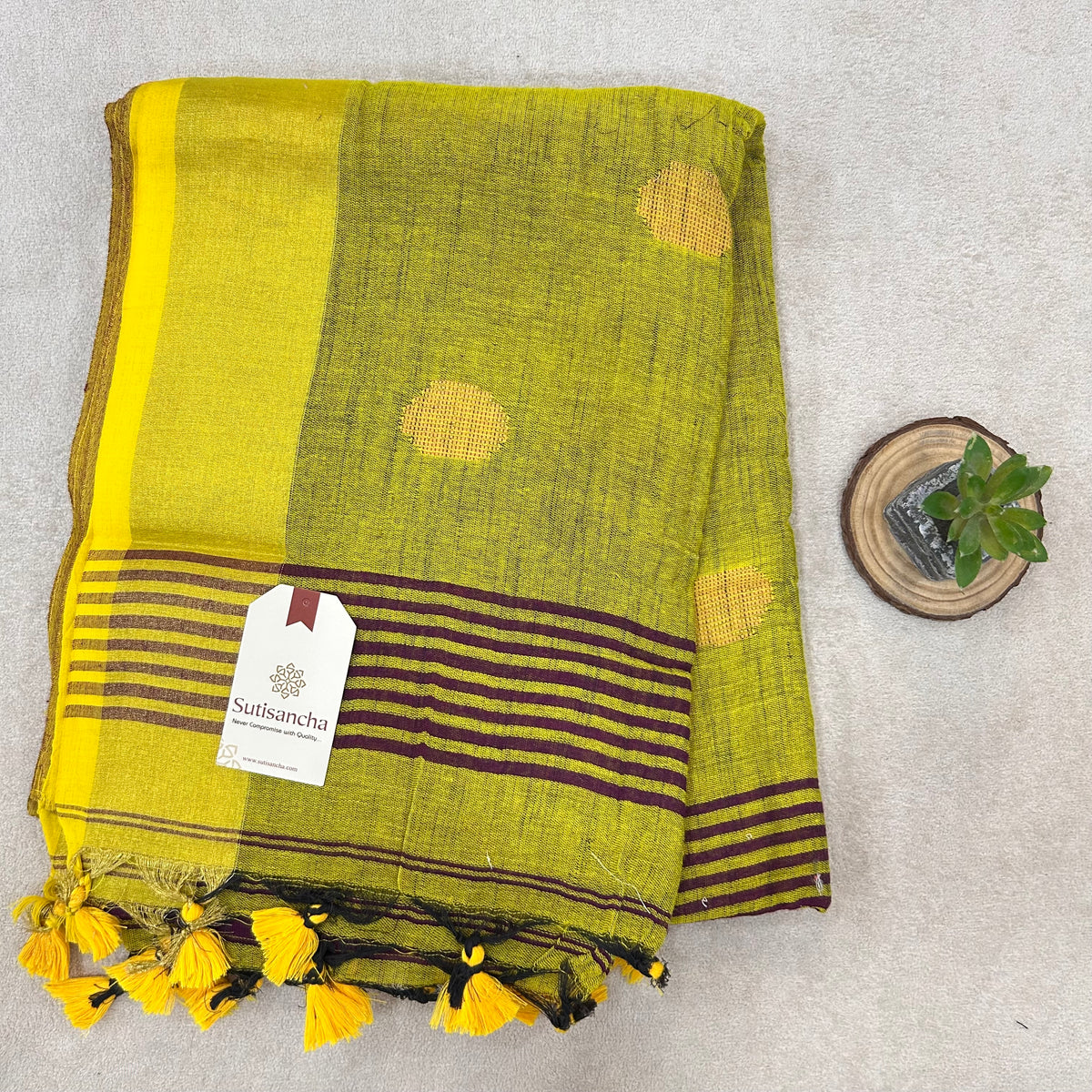 Pure Cotton Saree with Running Blouse | Clearance Sale