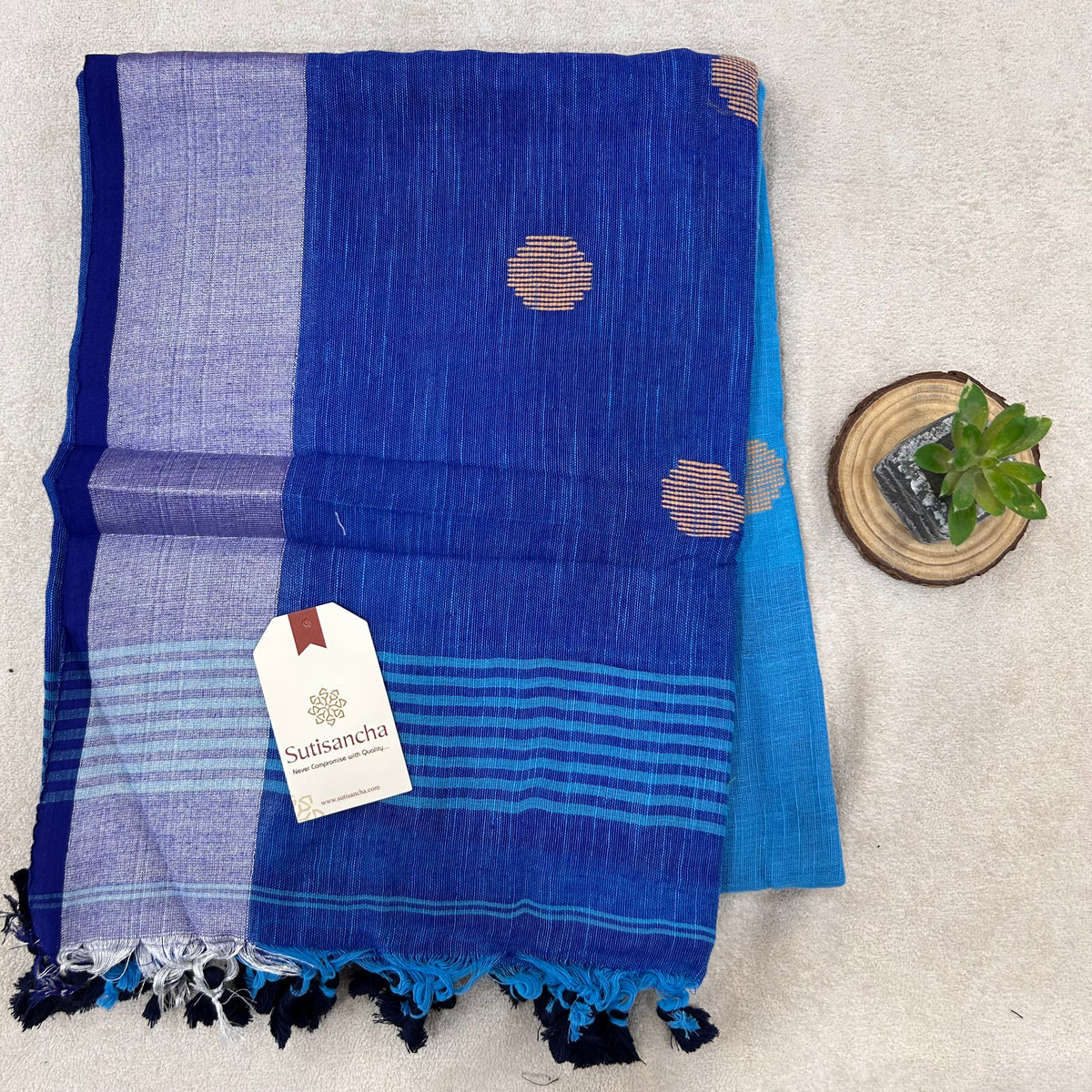 Pure Cotton Saree with Running Blouse | Clearance Sale