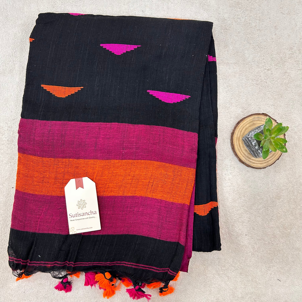 Pure Cotton Saree with Running Blouse | Clearance Sale