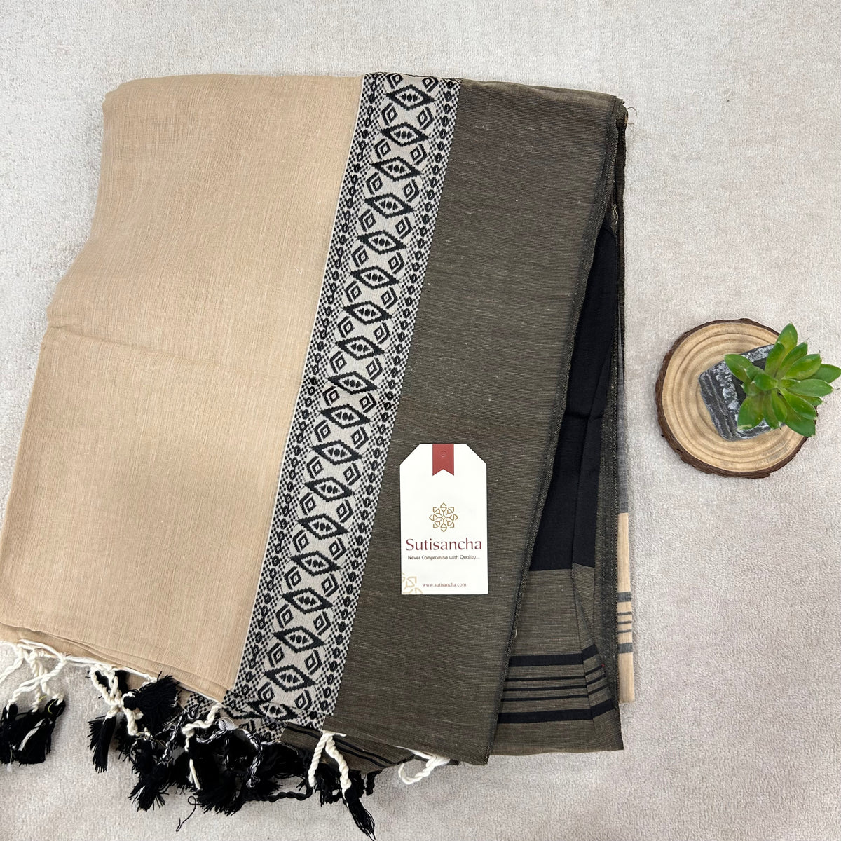 Pure Cotton Saree with Running Blouse | Clearance Sale