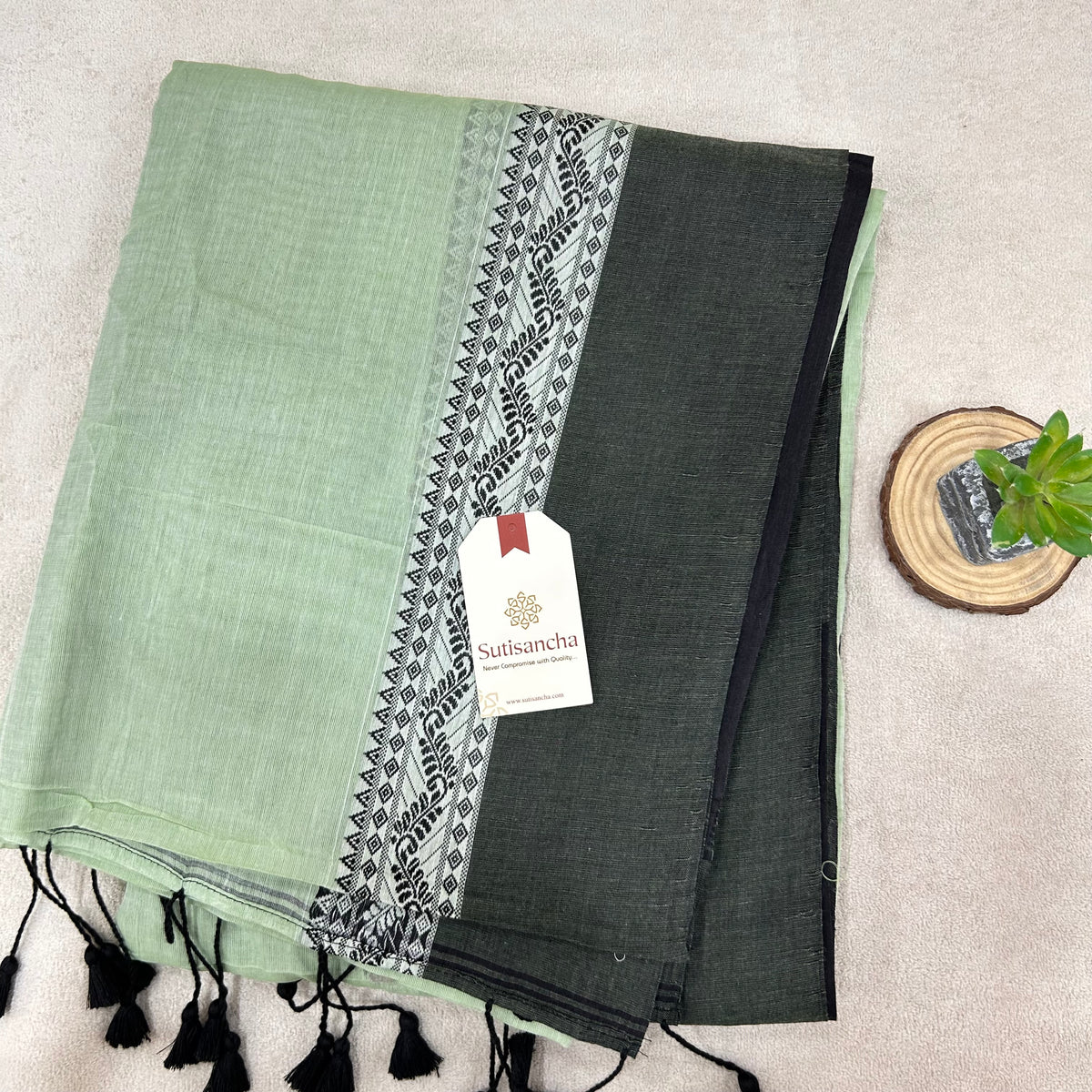 Pure Cotton Saree with Running Blouse | Clearance Sale