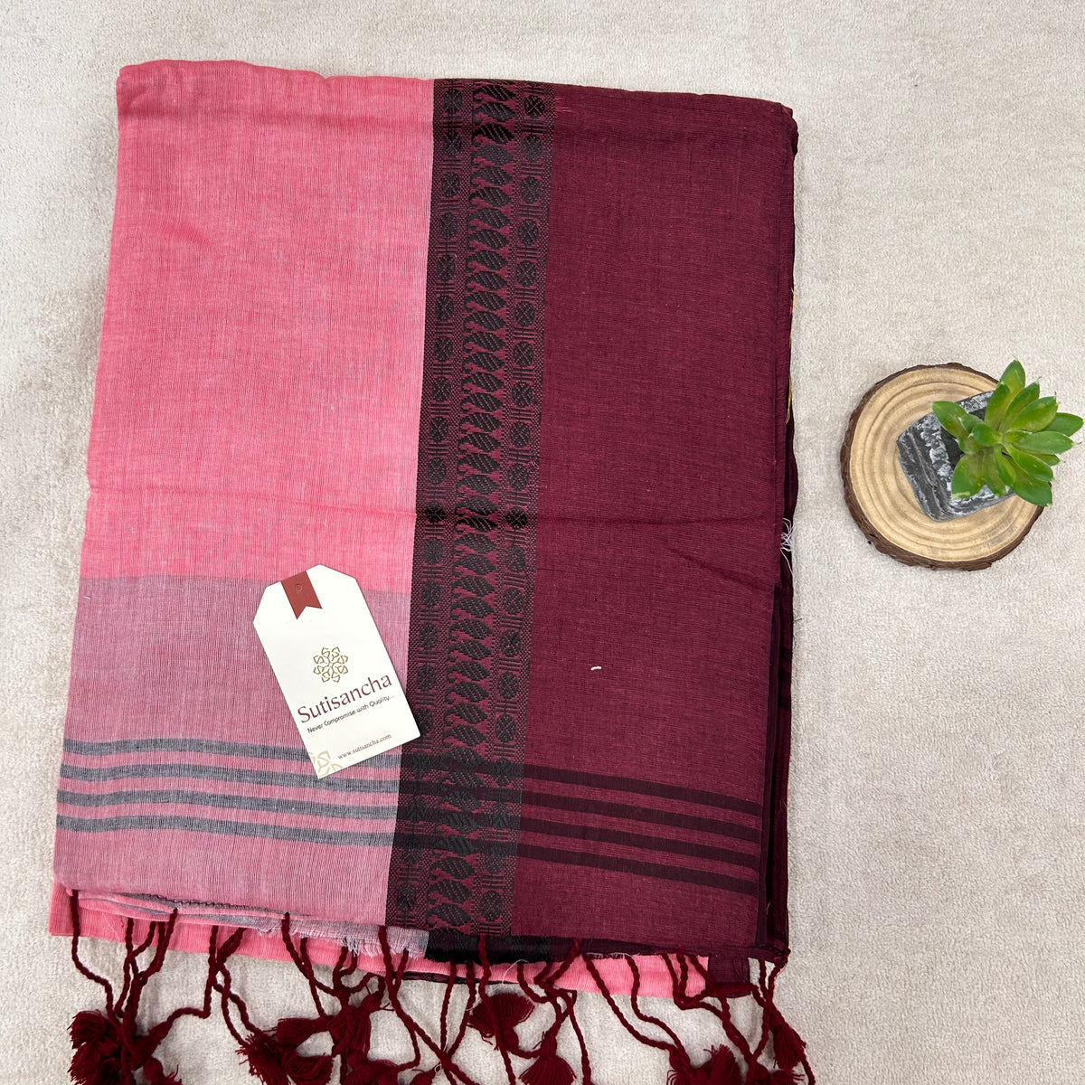 Pure Cotton Saree with Running Blouse | Clearance Sale