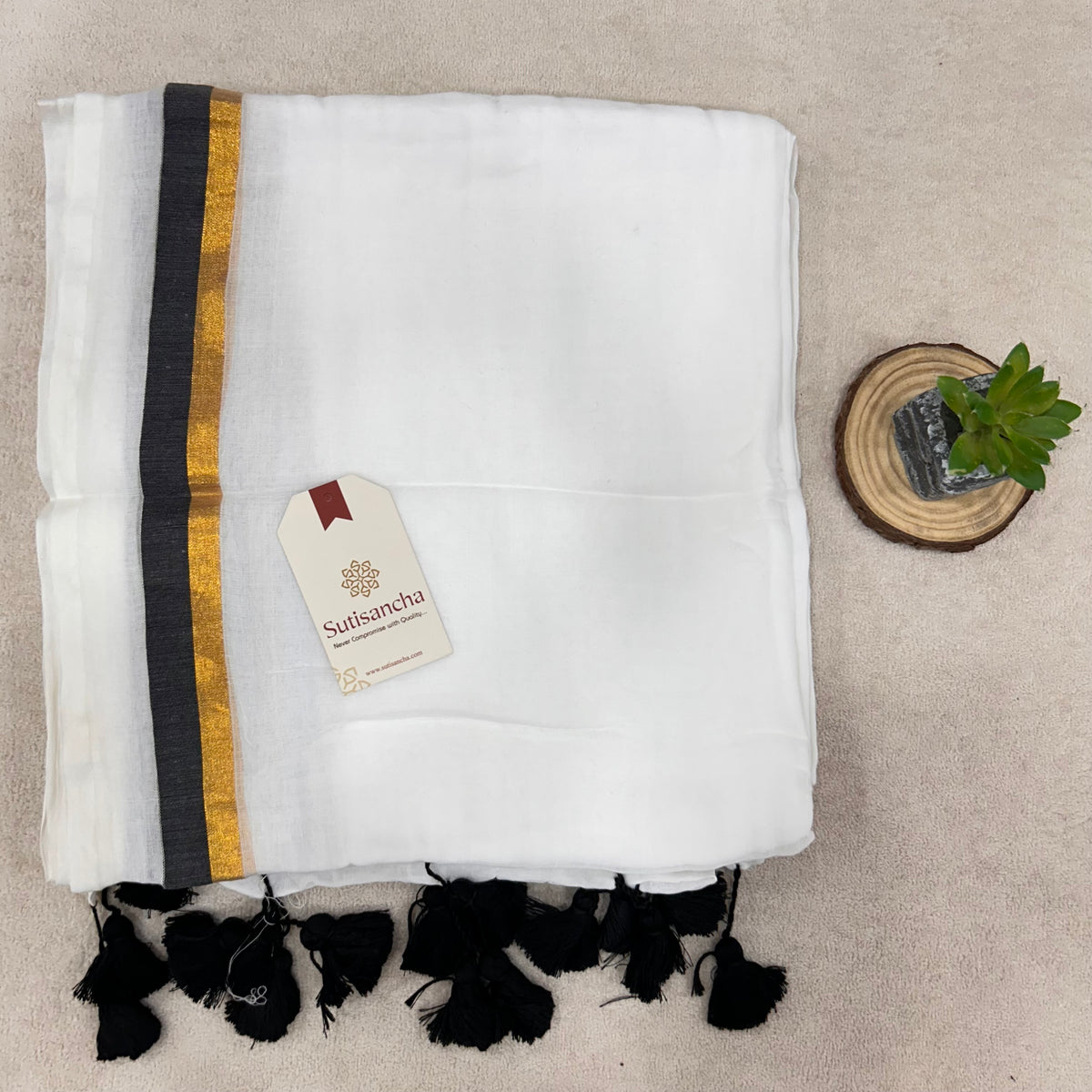 Pure Cotton Saree with Running Blouse | Clearance Sale