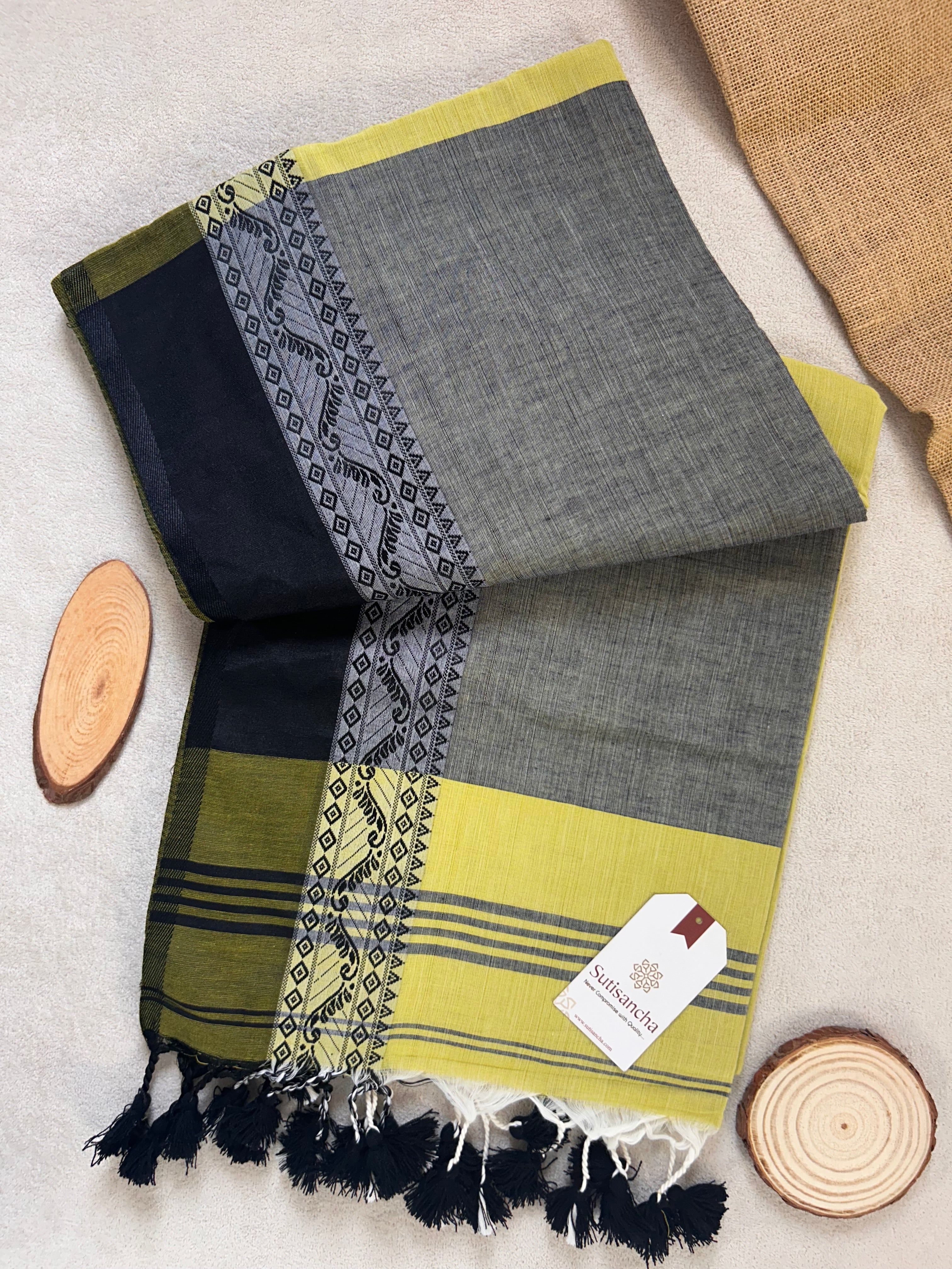 Loomed to Perfection: Handwoven Cotton Saree