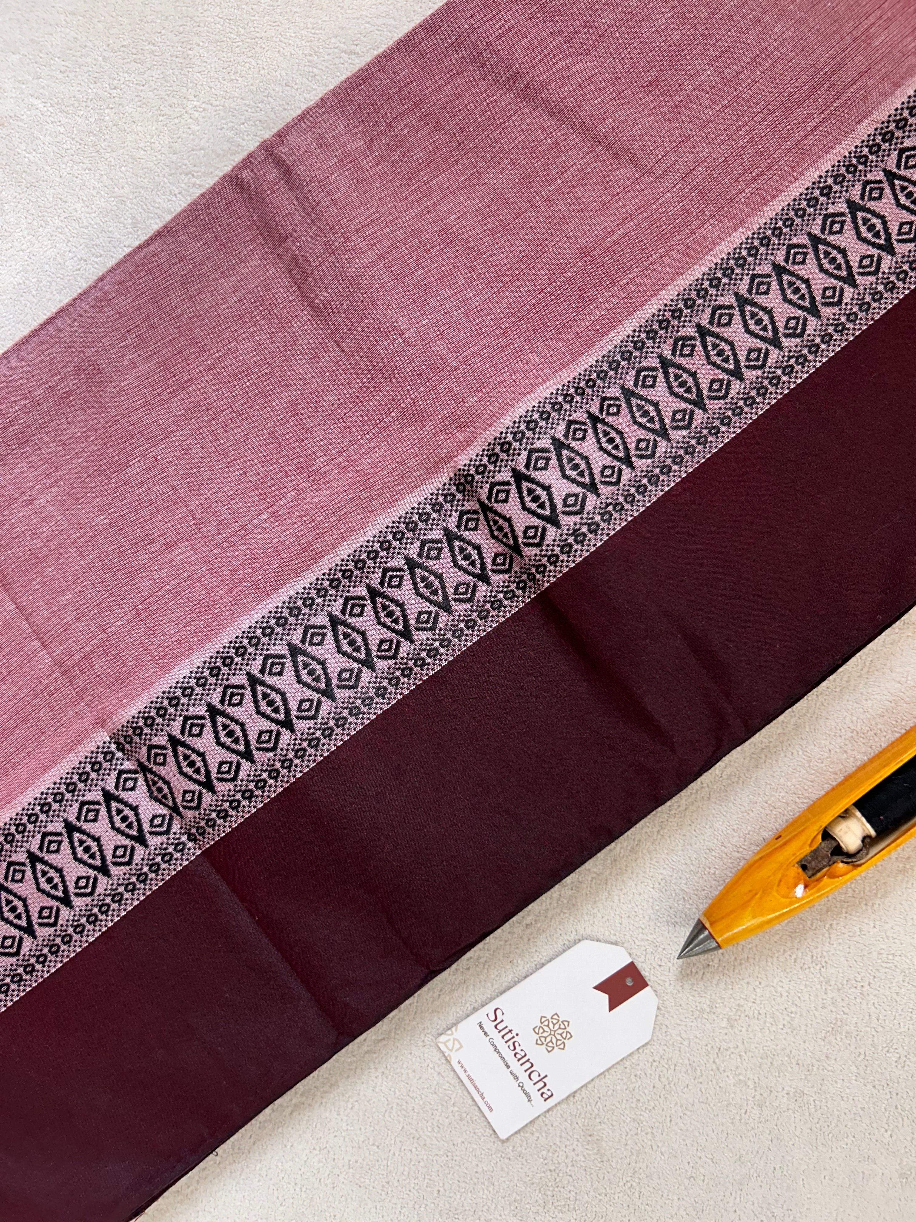 Loomed to Perfection: Handwoven Cotton Saree