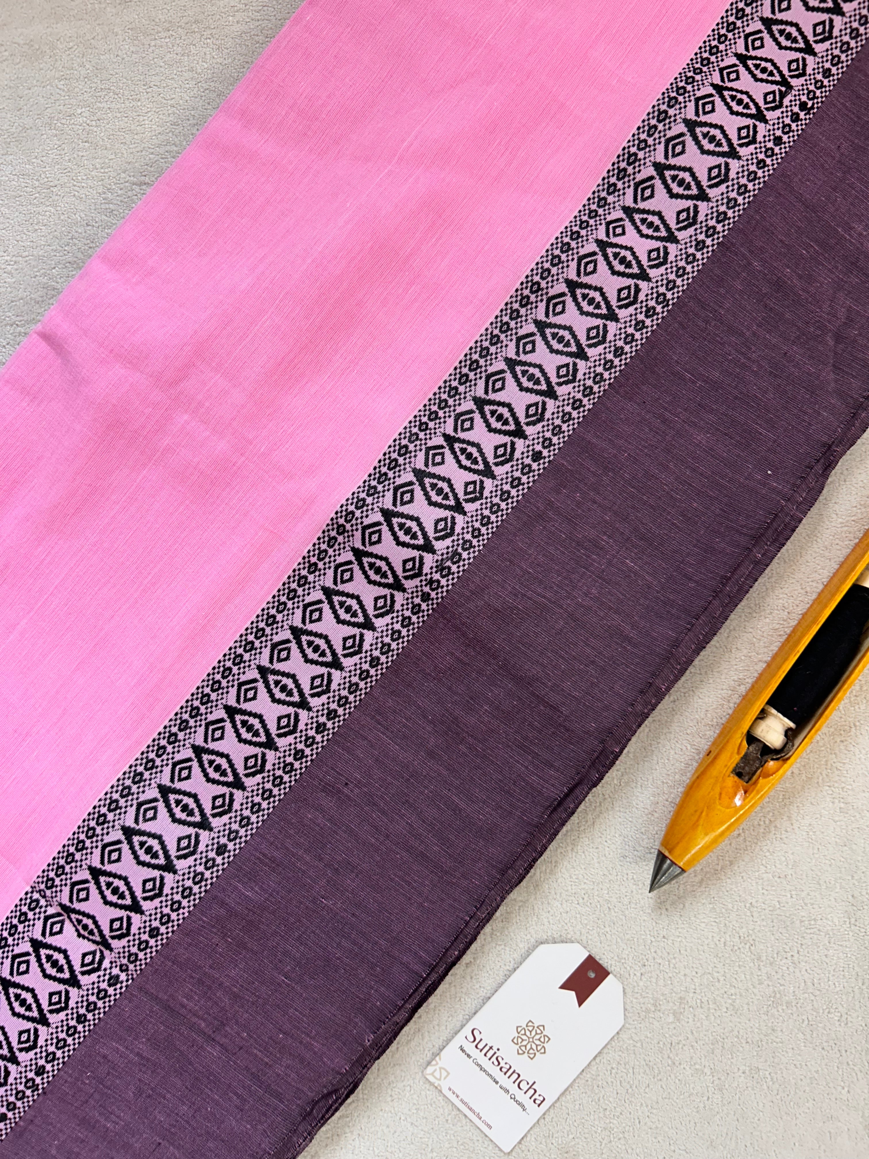 Loomed to Perfection: Handwoven Cotton Saree